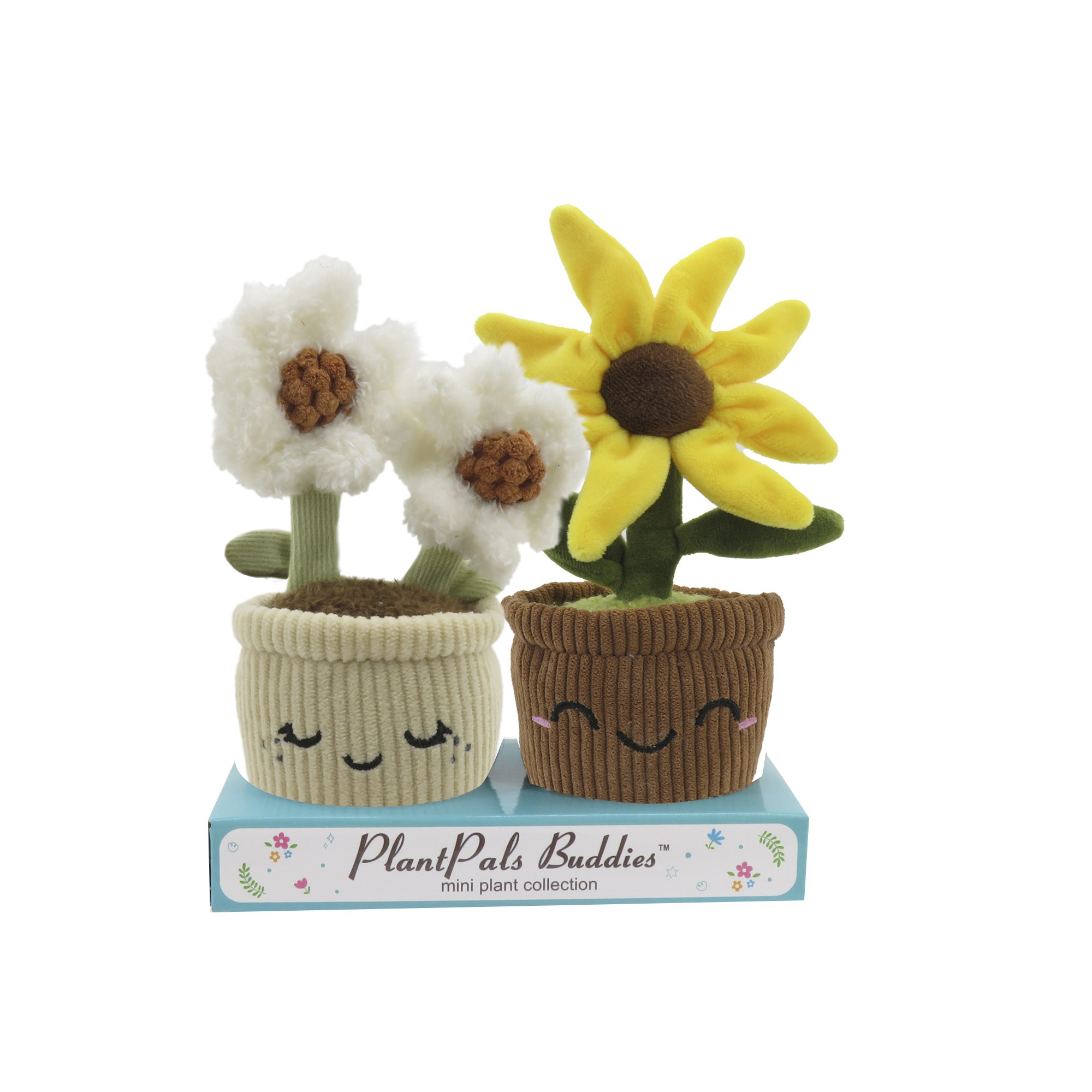 Plantset - Margerite + Sonnenblume 15 cm Plüsch