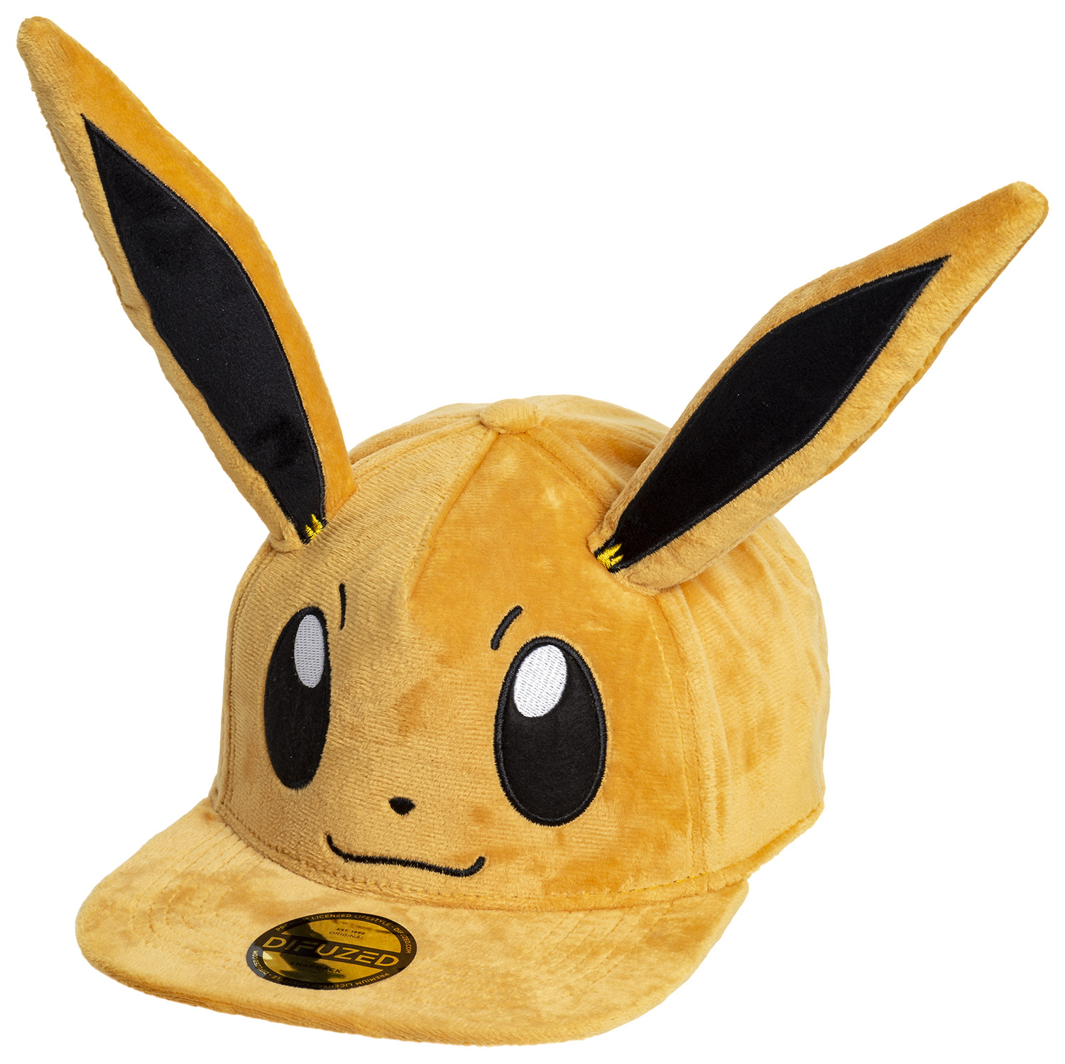 Pokémon - Snapback Kappe - Evoli Plüsch