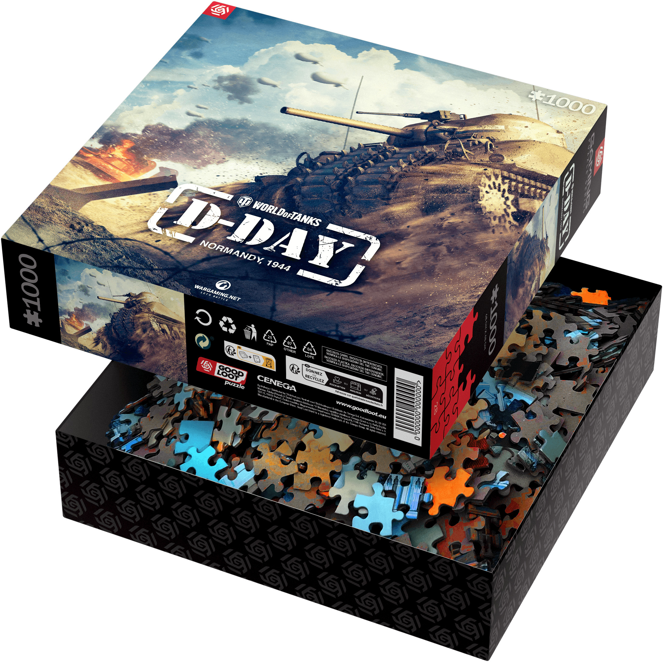 Puzzle - World of Tanks D-Day - 1000 Teile