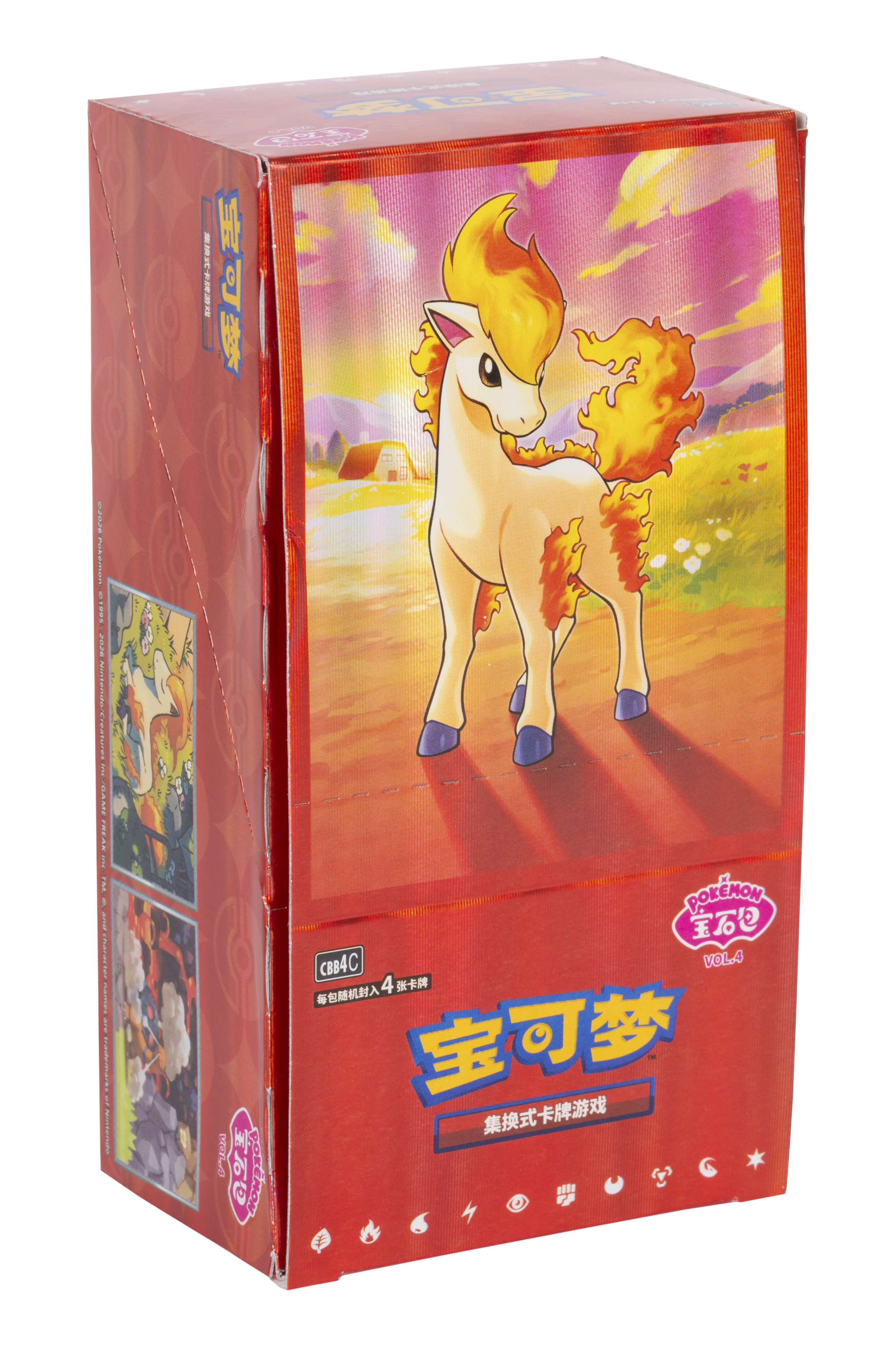 Pokémon Gem Pack Vol. 4 Display CBB4C (Chinesisch)