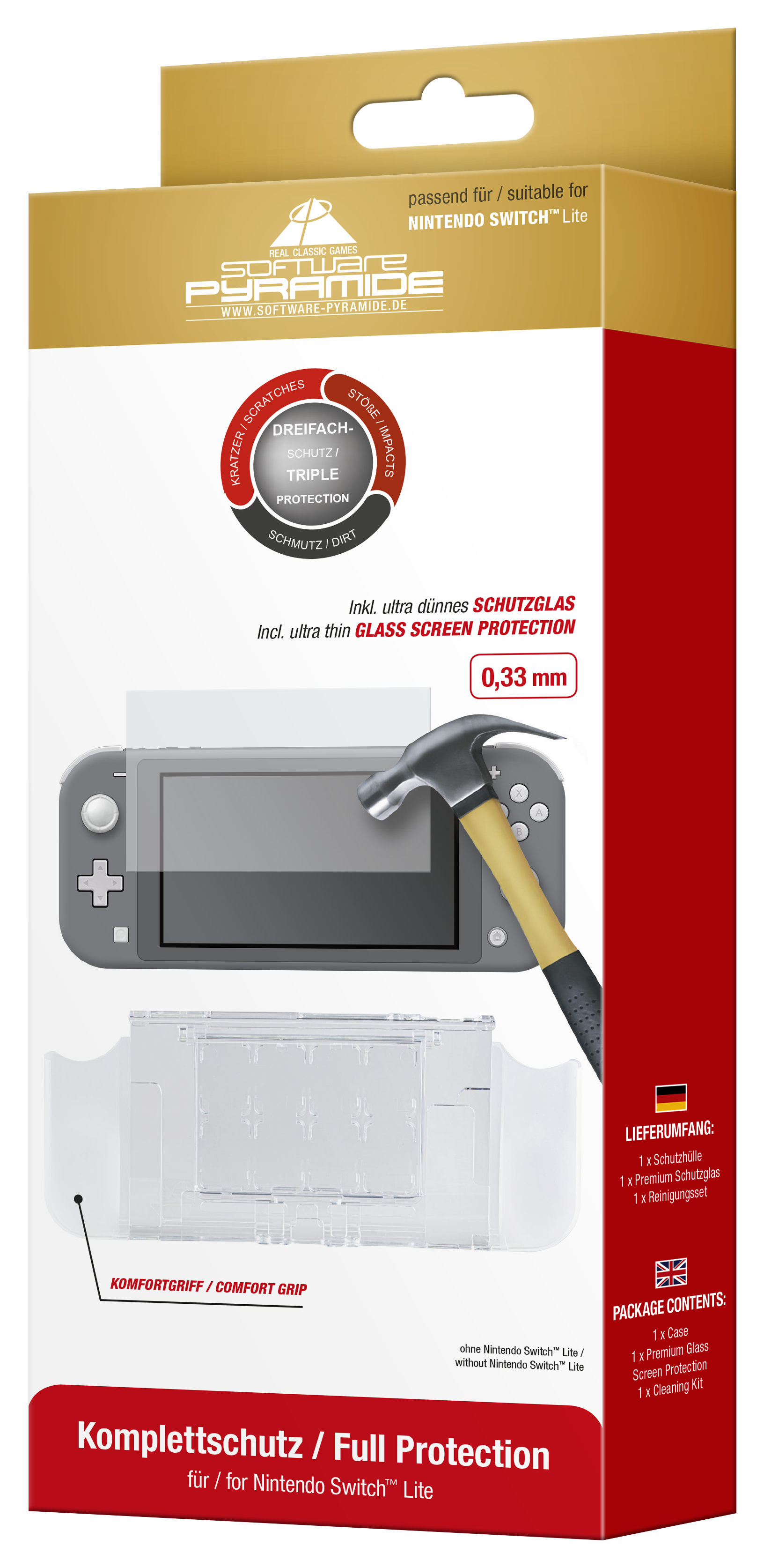 Nintendo Switch Lite: Komplettschutz Nintendo Switch Lite: Komplettschutz