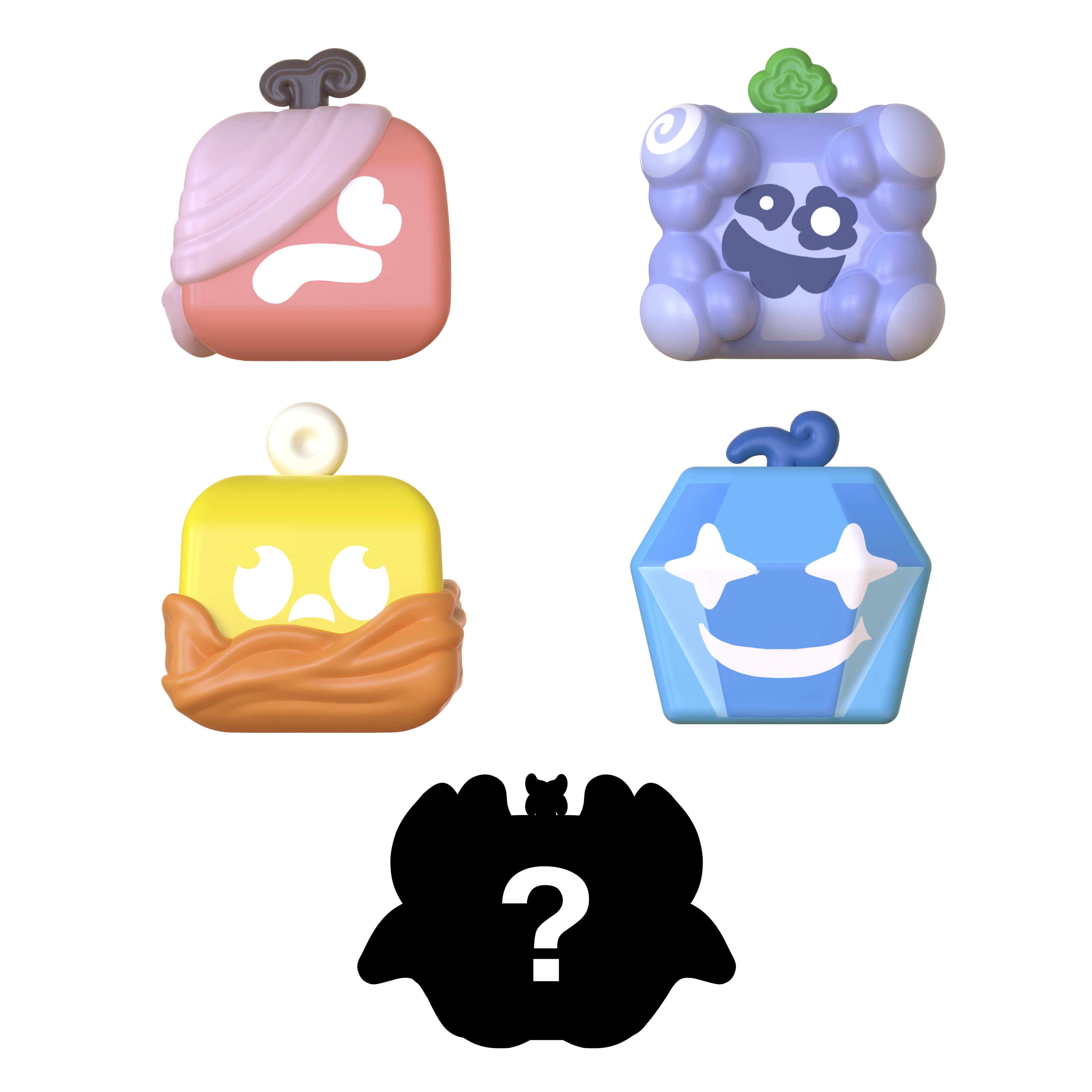 Roblox - Blox Fruits Squishy Figuren