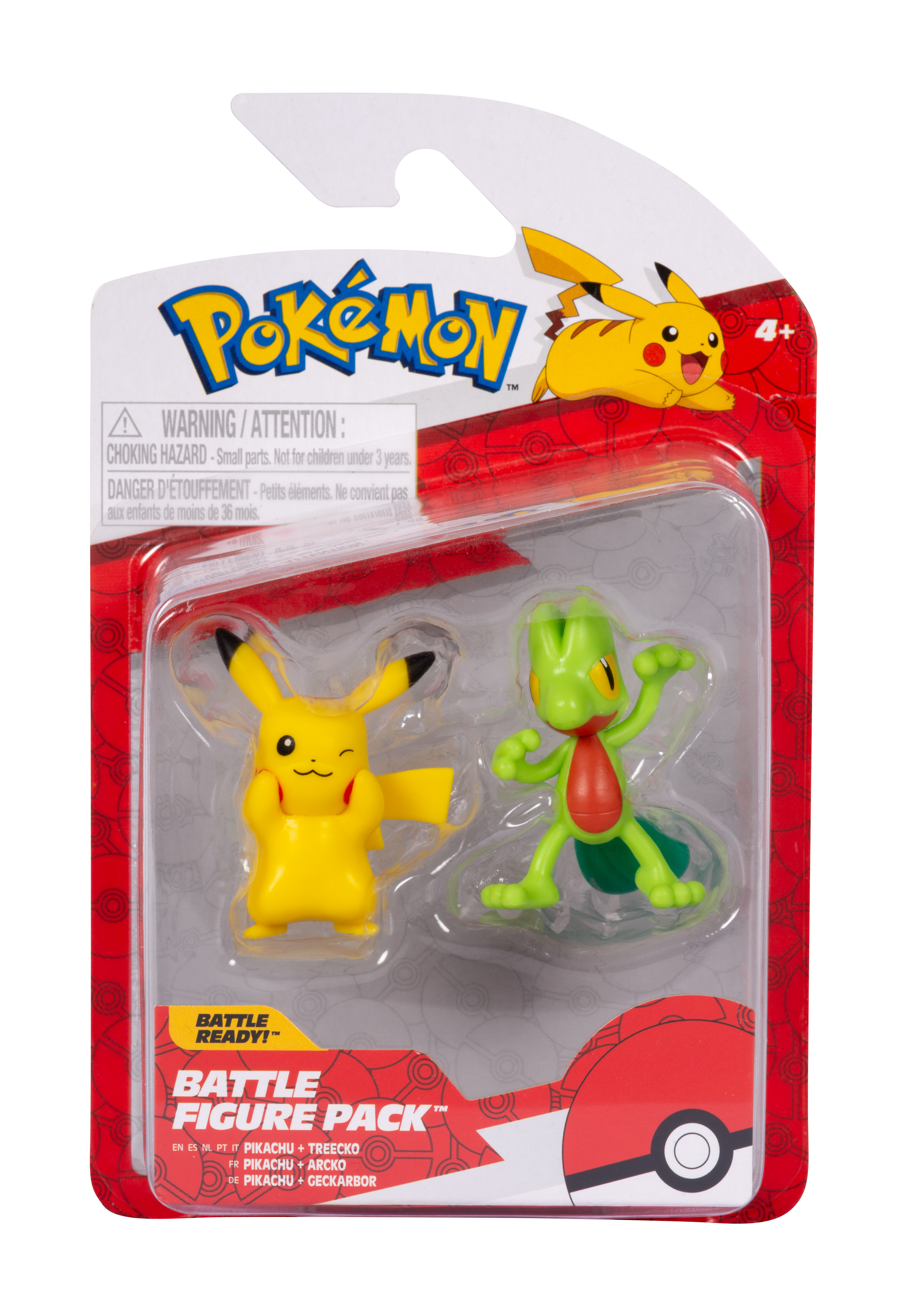 Pokémon - Battle Figur 2er Pack - Geckabor & Pikachu