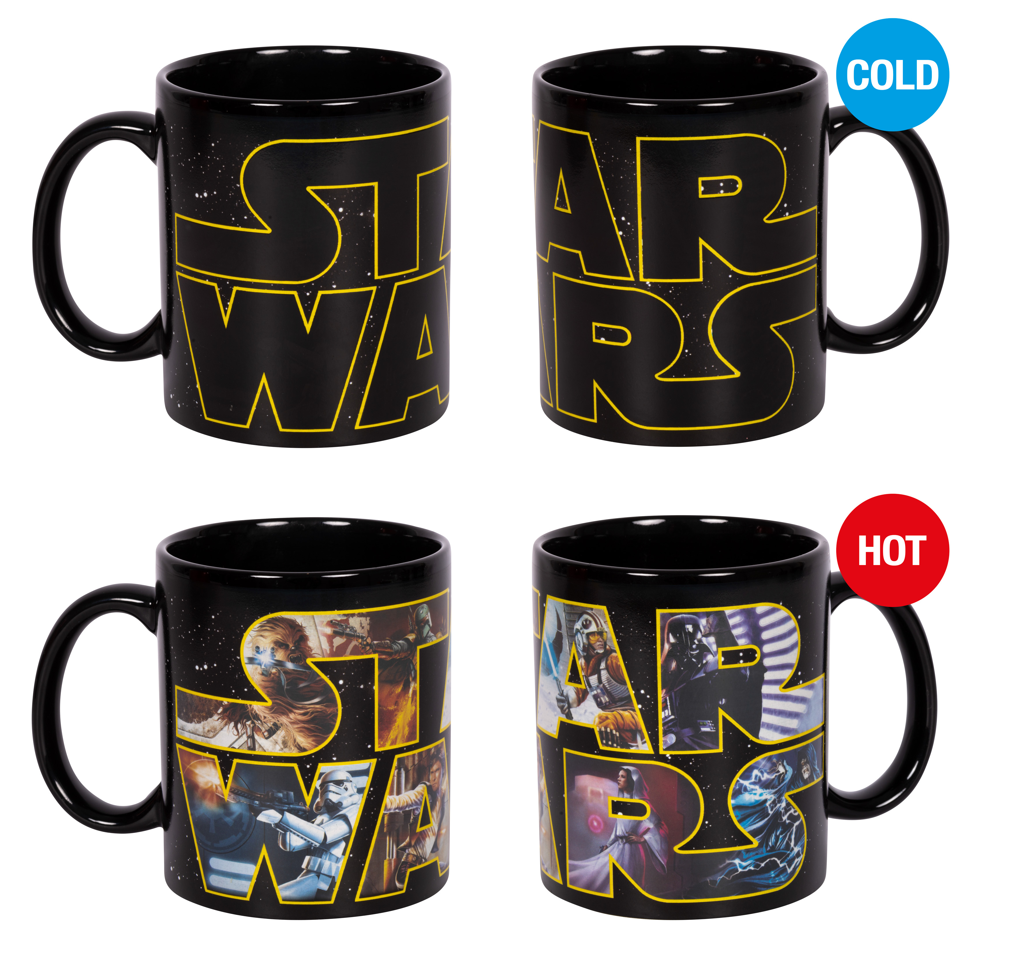 Thermoeffekt Tasse - Star Wars - Logo