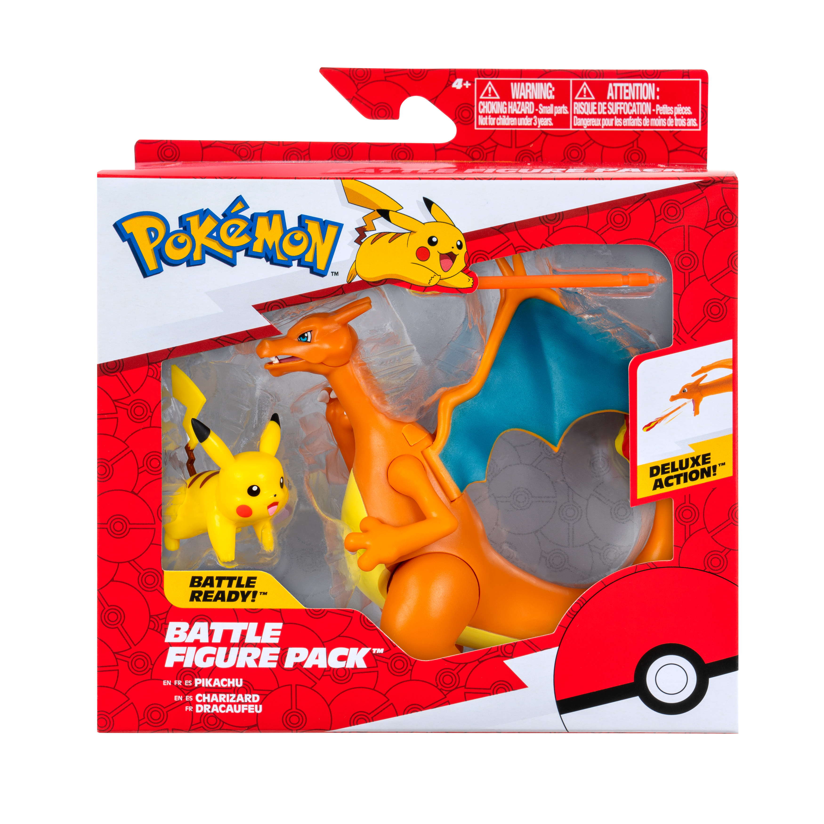 Pokémon - Battle Figur 2er Pack - Pack Glurak & Pikachu Pokémon - Battle Figur 2er Pack - Pack Glurak & Pikachu