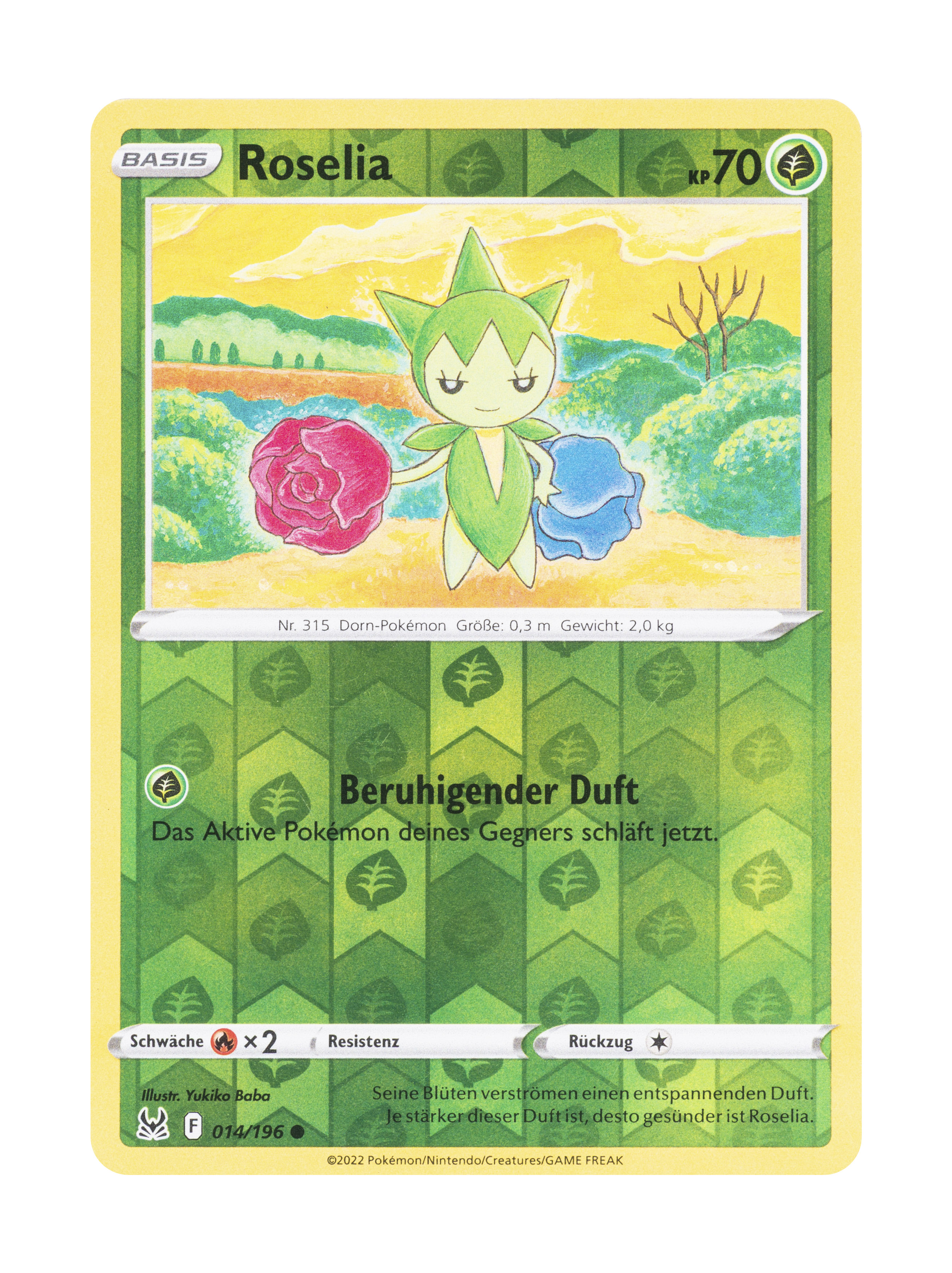 Pokémon Reverse Holo Karrte