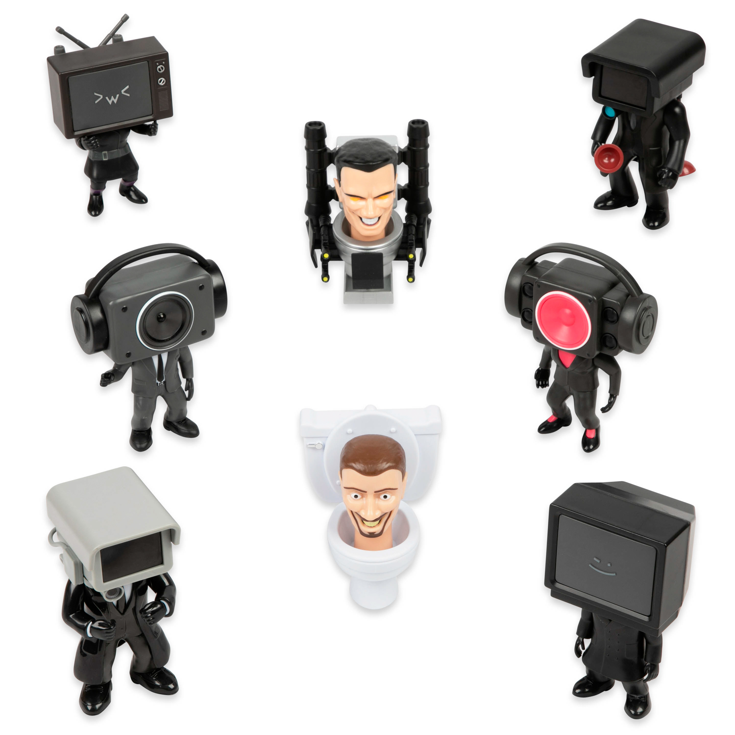 Skibidi Toilet - Minifigur Serie 1 ca. 6 cm Skibidi Toilet - Minifigur Serie 1 ca. 6 cm