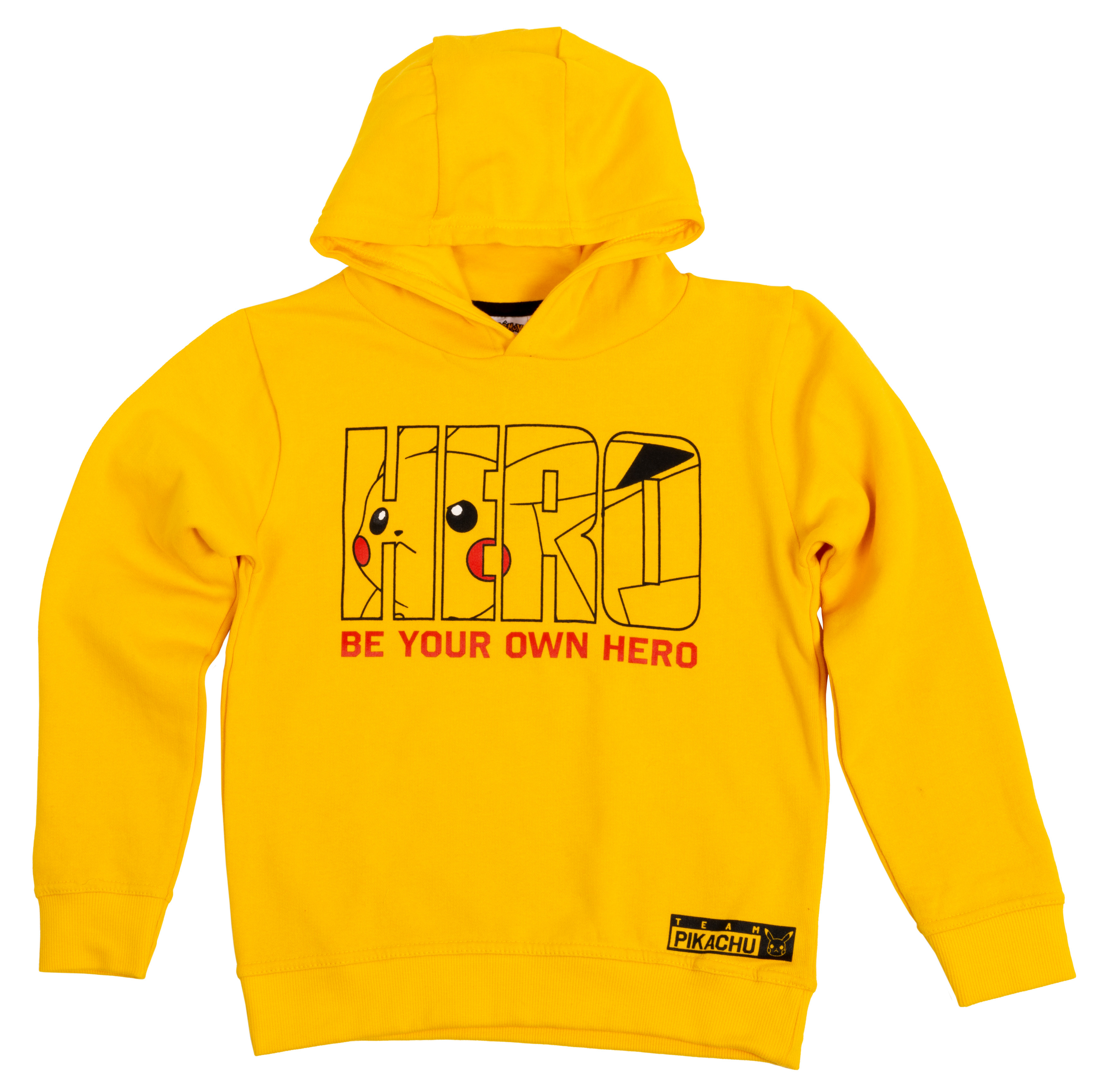 Pokémon - Hoodie - Be your own Hero gelb 128 cm