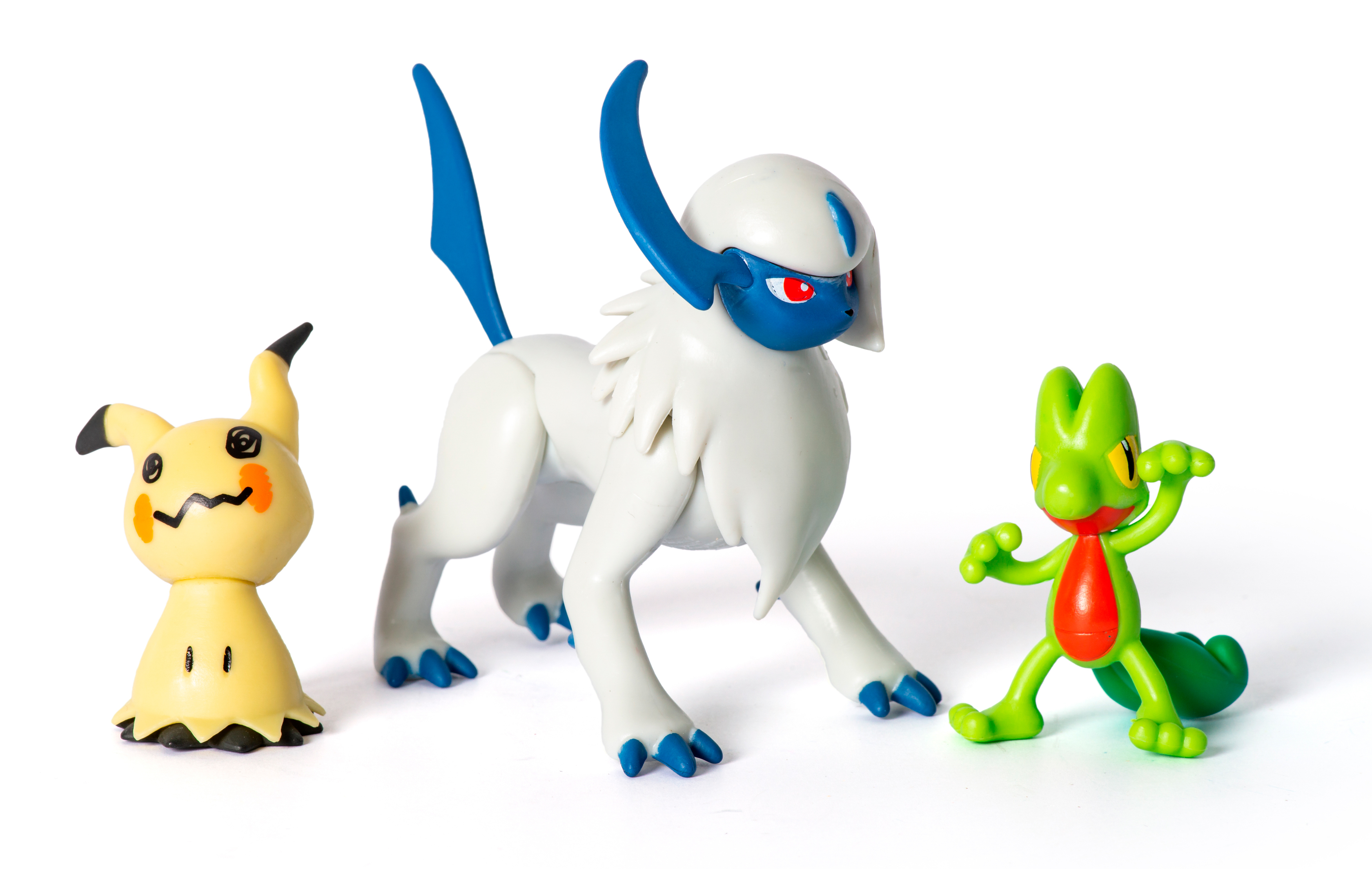 Pokémon - Battle Figur 3er Pack - Geckarbor, Mimigma & Lauchzelot