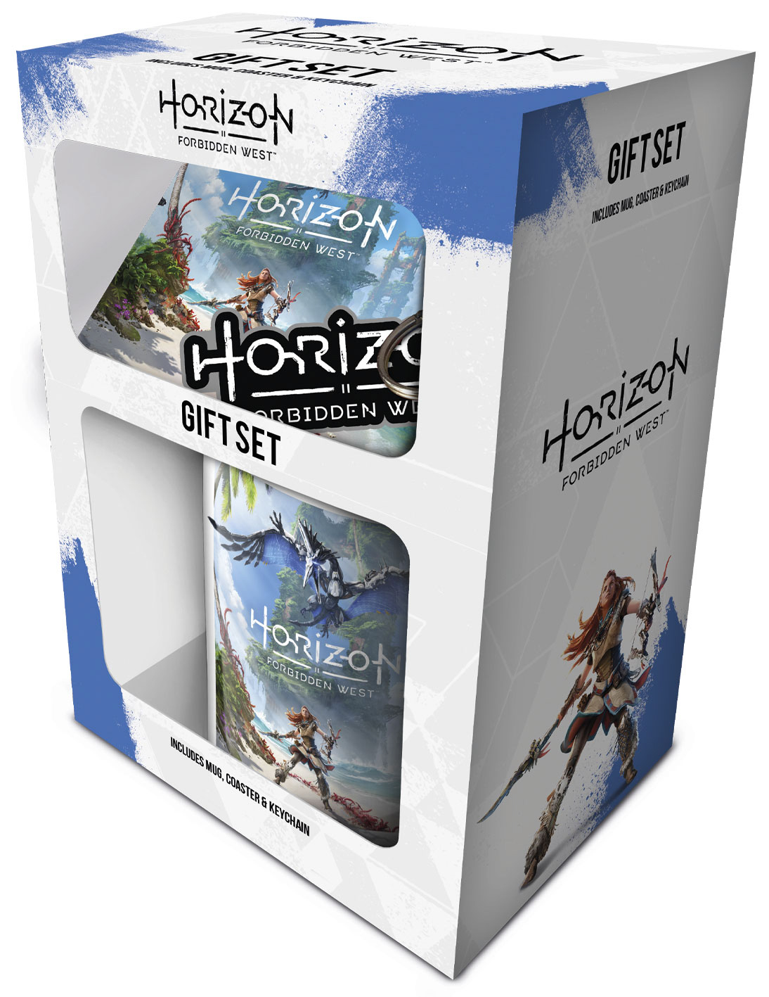 Geschenkset (Tasse, Untersetzer & Schlüsselanhänger) - Horizon Geschenkset (Tasse, Untersetzer & Schlüsselanhänger) - Horizon