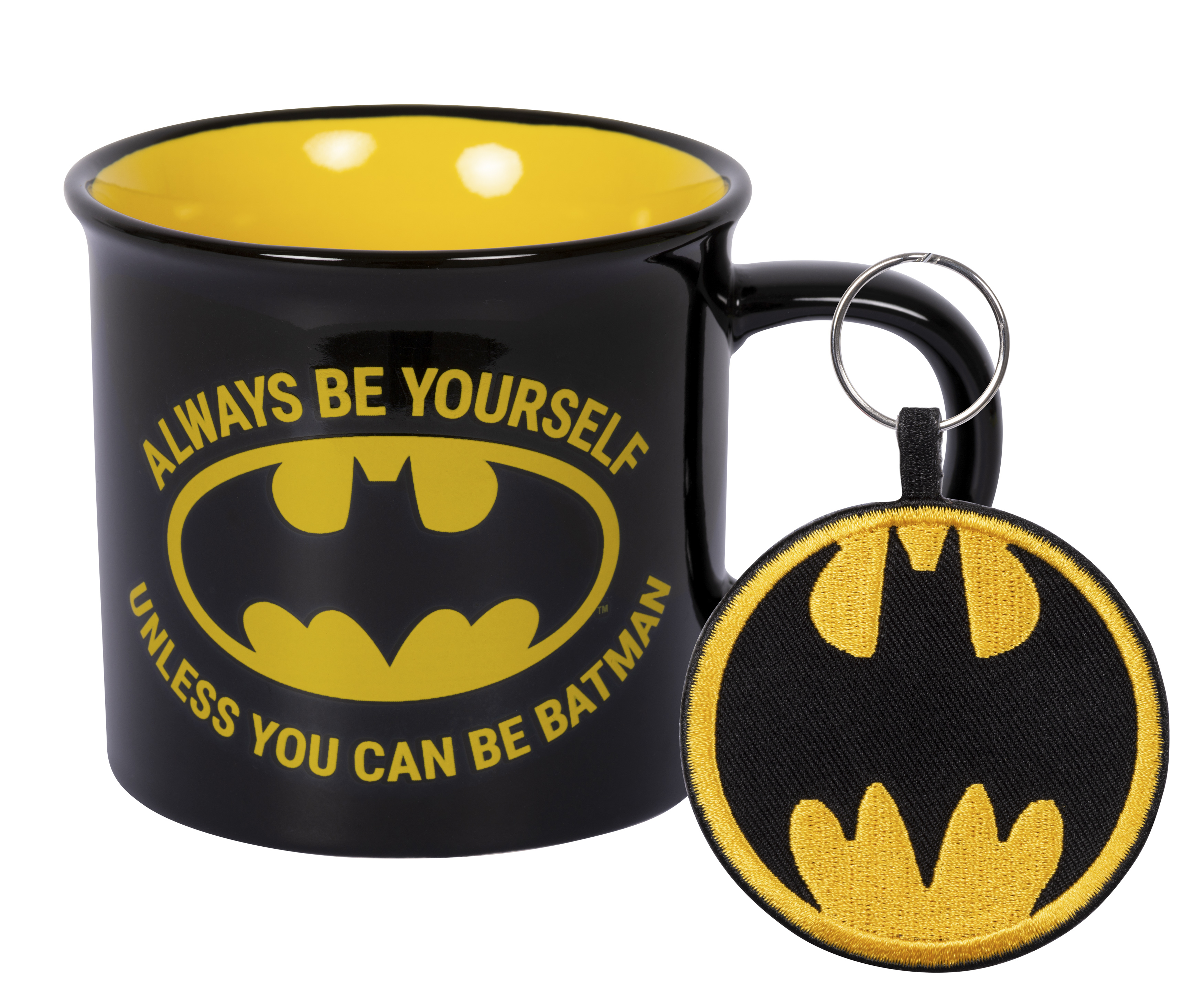 Campingtasse Set (Tasse + Schlüsselanhänger) - Batman