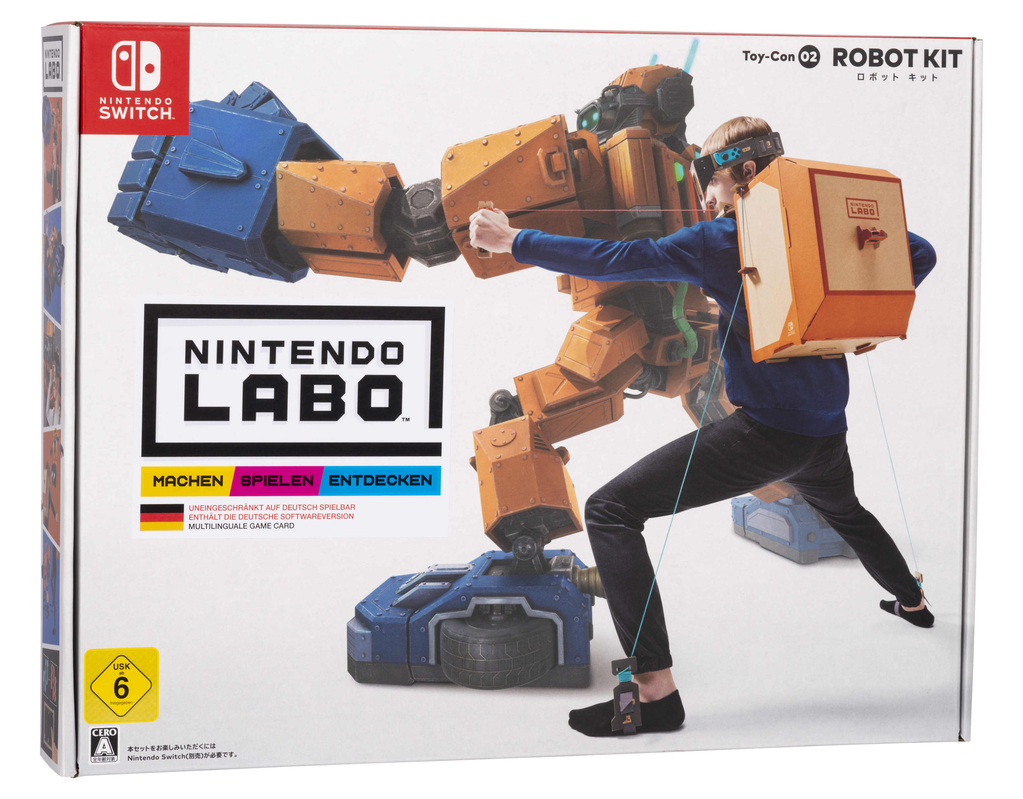 Nintendo Labo: Toy-Con 02 Robo-Set (japanische Version, deutsche Softwareversion)