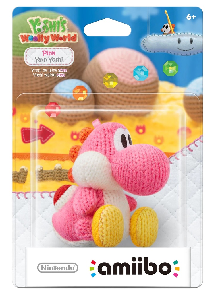 amiibo Woll-Yoshi pink
