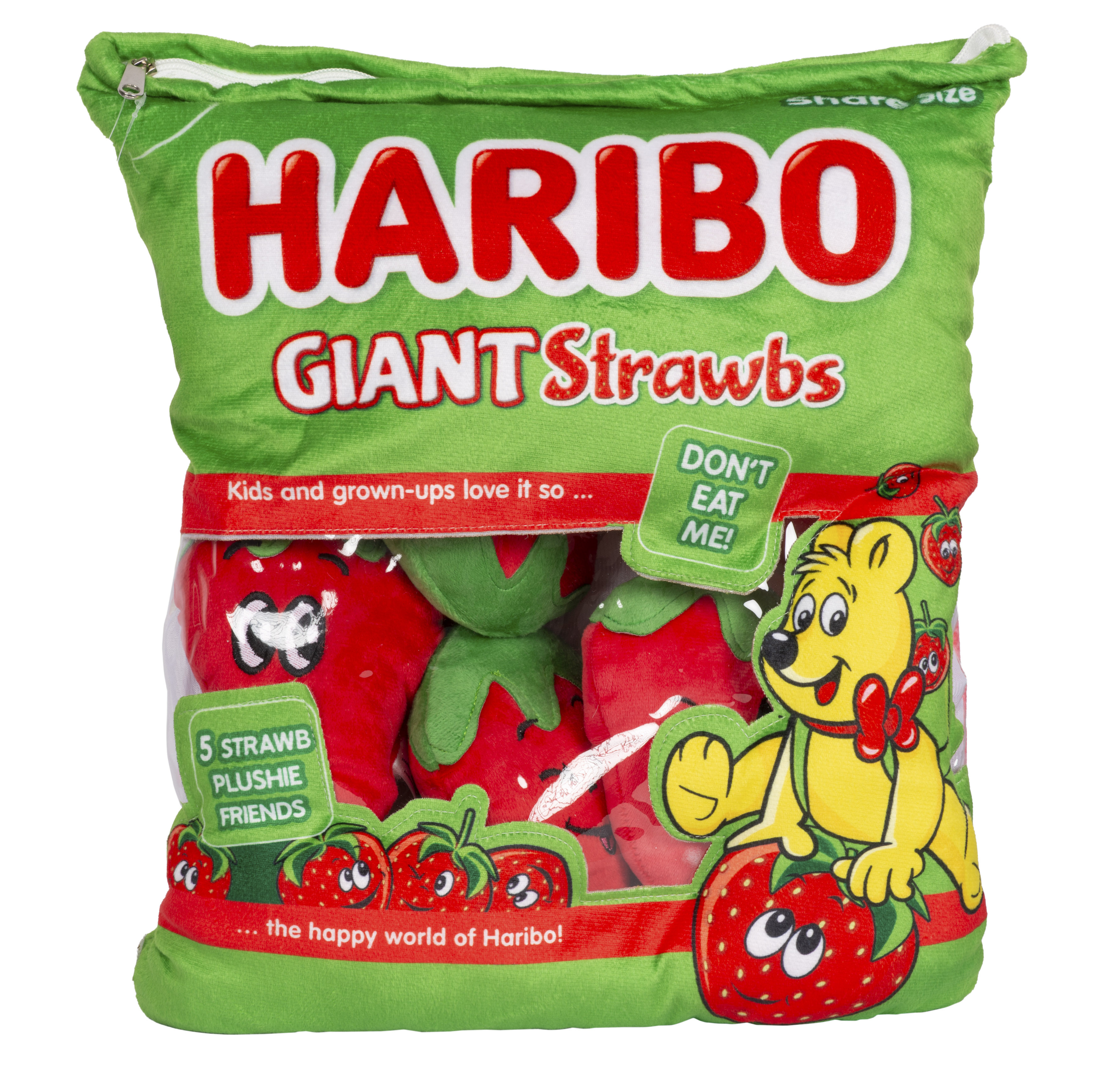 Haribo - Erdbeeren Plüsch Tüte groß