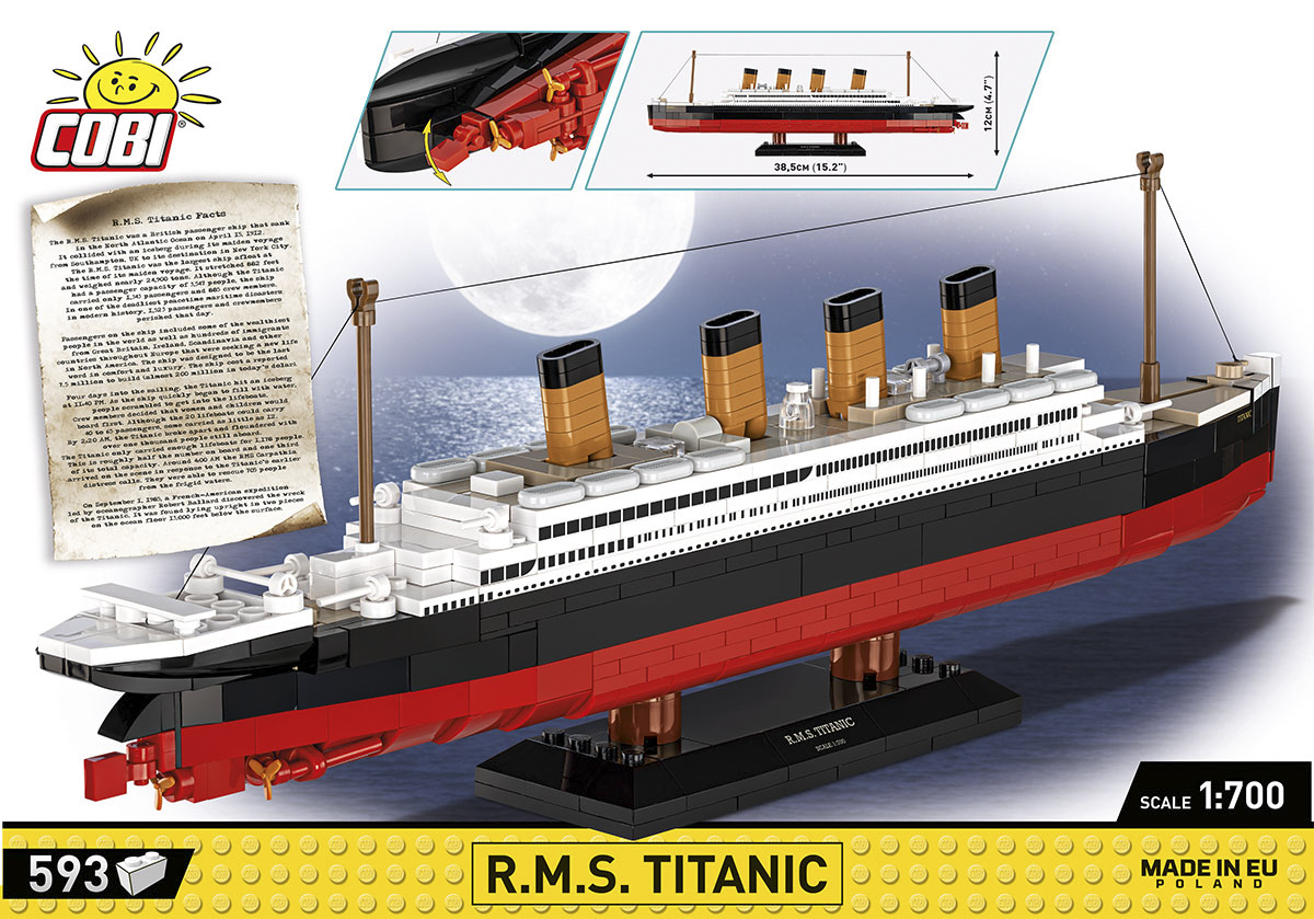 Cobi Historical Collection - R.M.S. Titanic 1 Cobi Historical Collection - R.M.S. Titanic 1