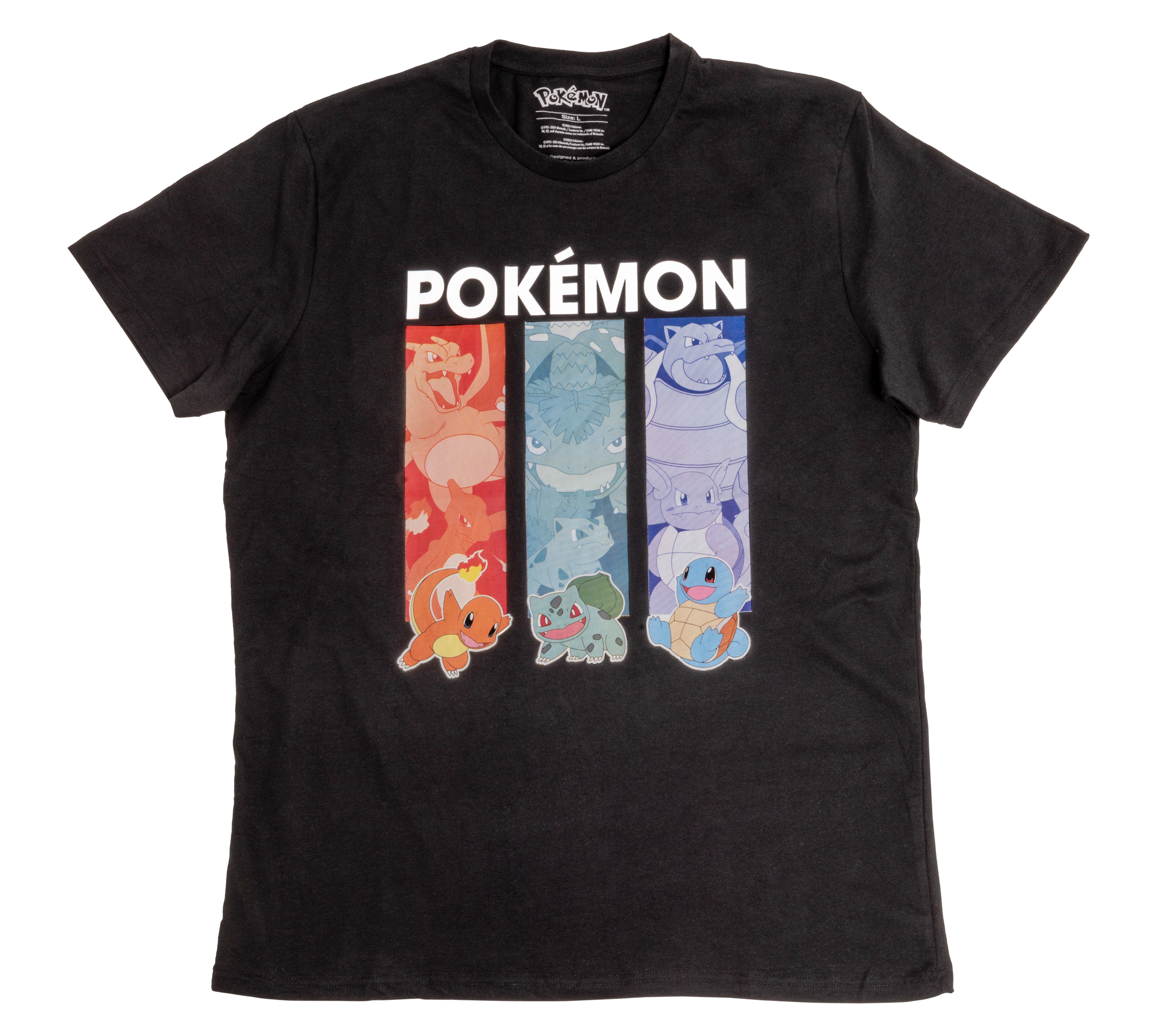 Pokémon - T-Shirt - Pokémon schwarz - S