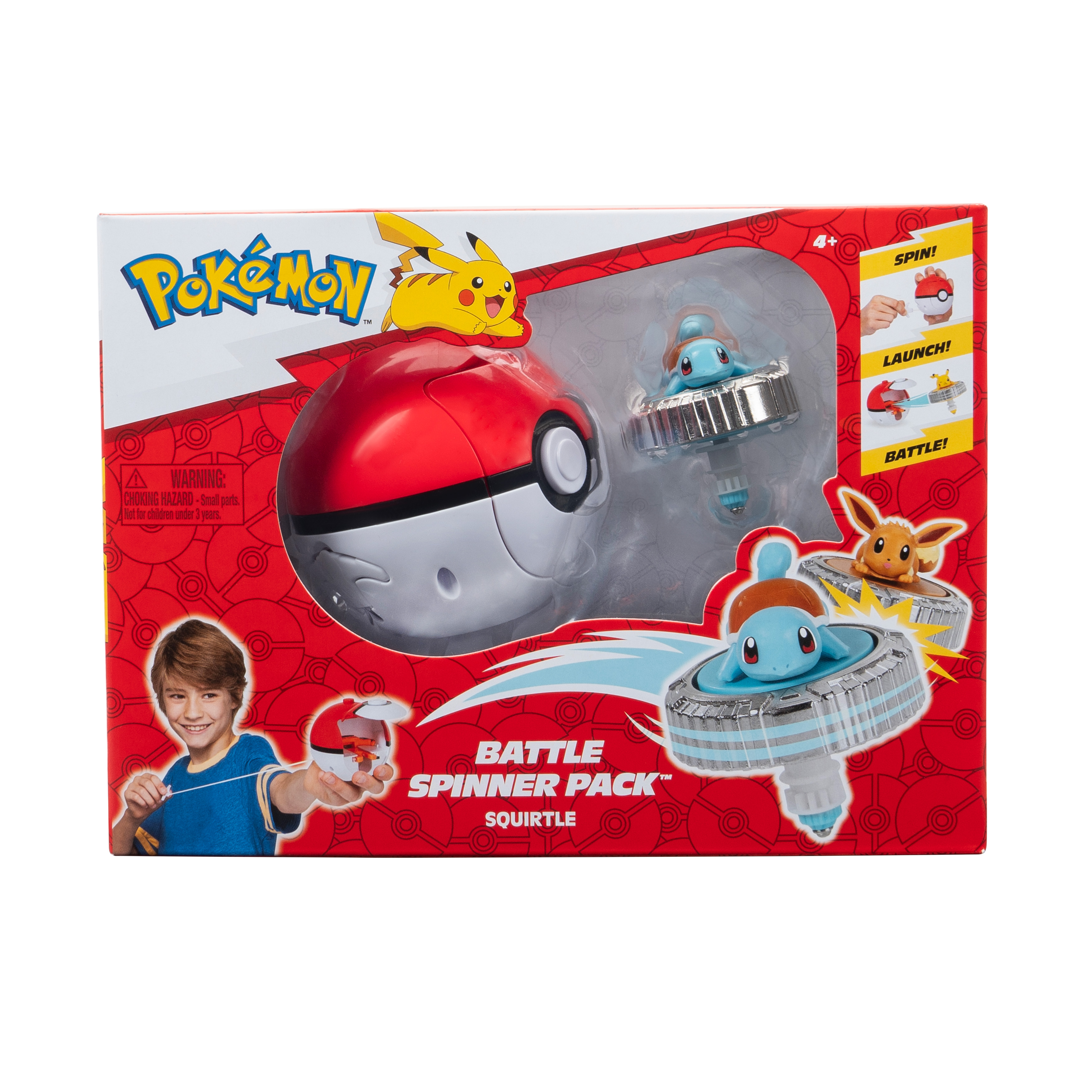 Pokémon - Battle Spinner Game Single - Schiggy & Pokéball