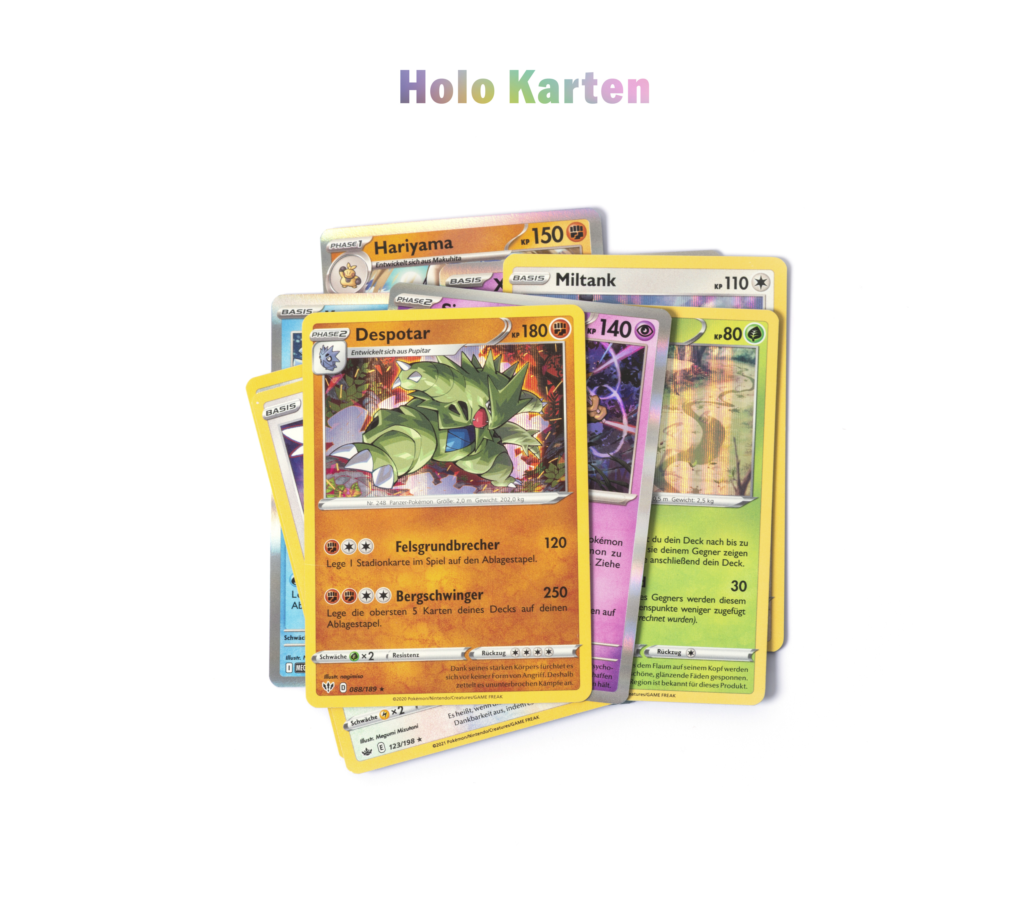 Pokémon Holo Karte