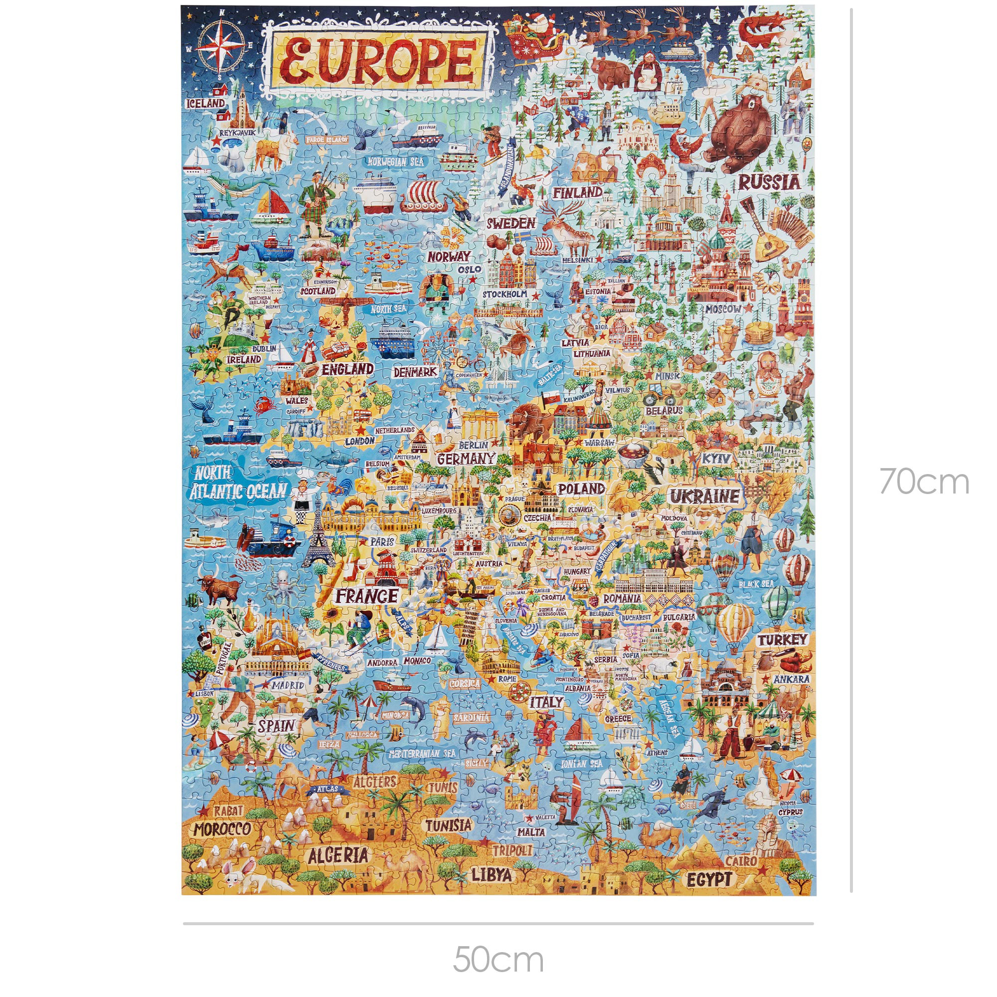 Puzzle - Map of Europe