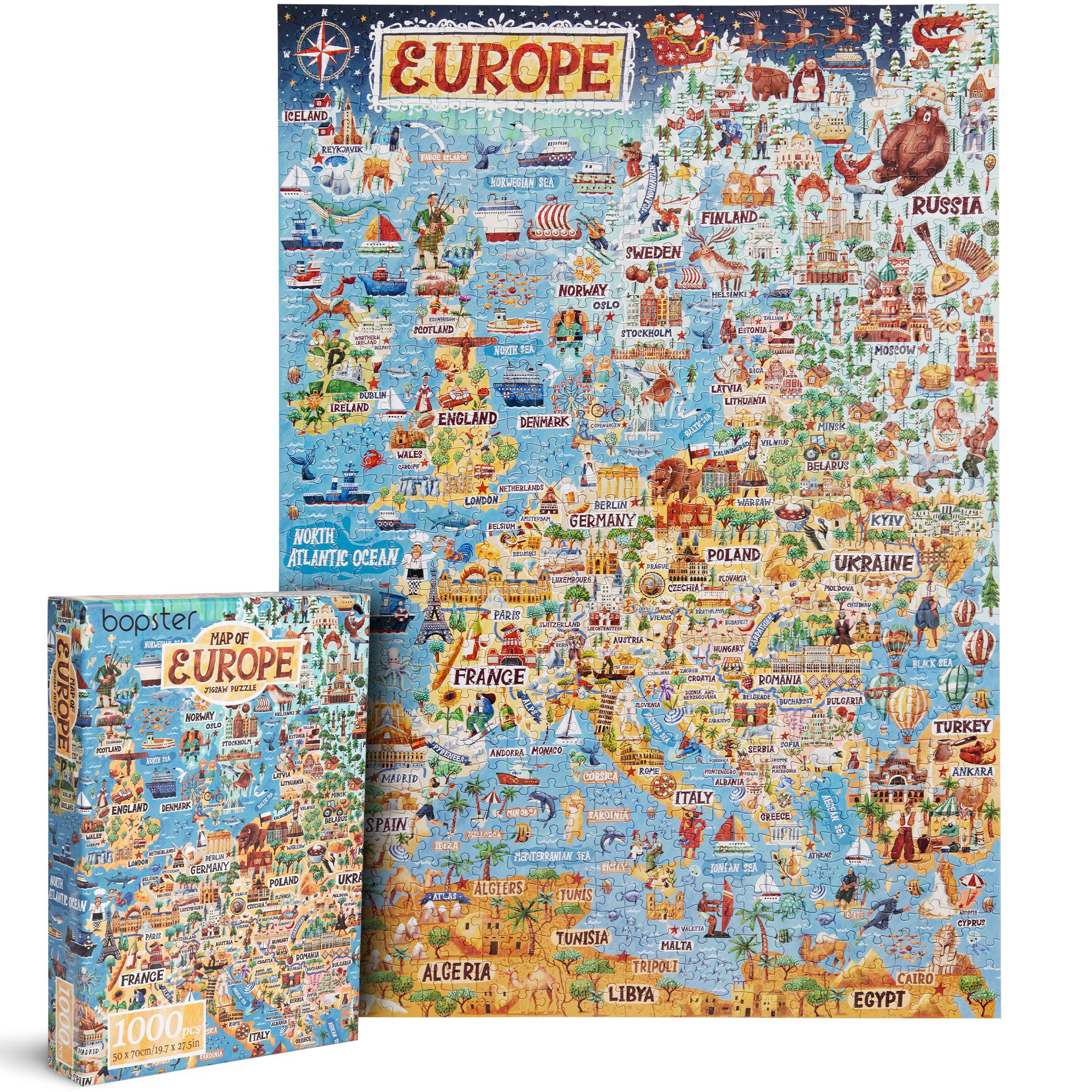 Puzzle - Map of Europe