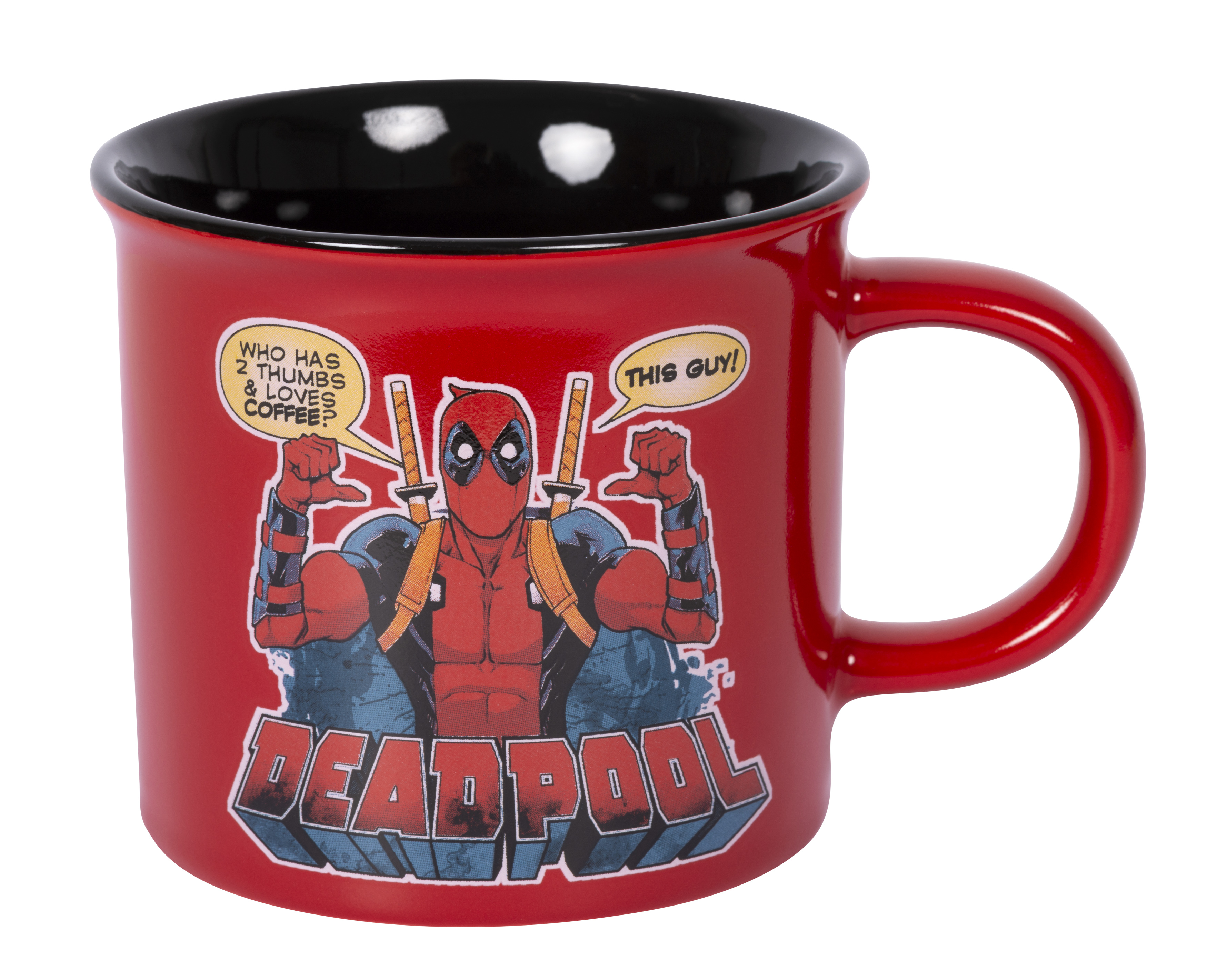 Campingtasse Set (Tasse + Schlüsselanhänger) - Deadpool