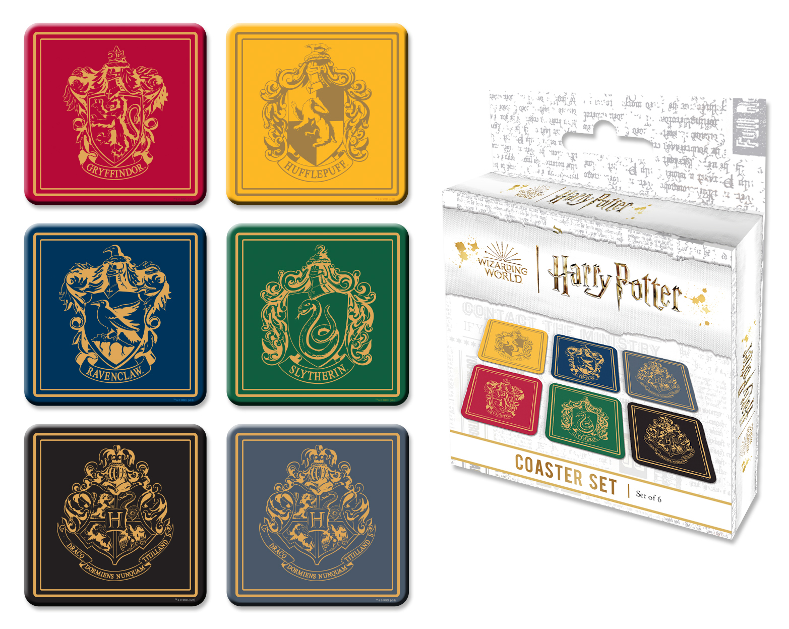 Harry Potter - Untersetzer - 6er Set