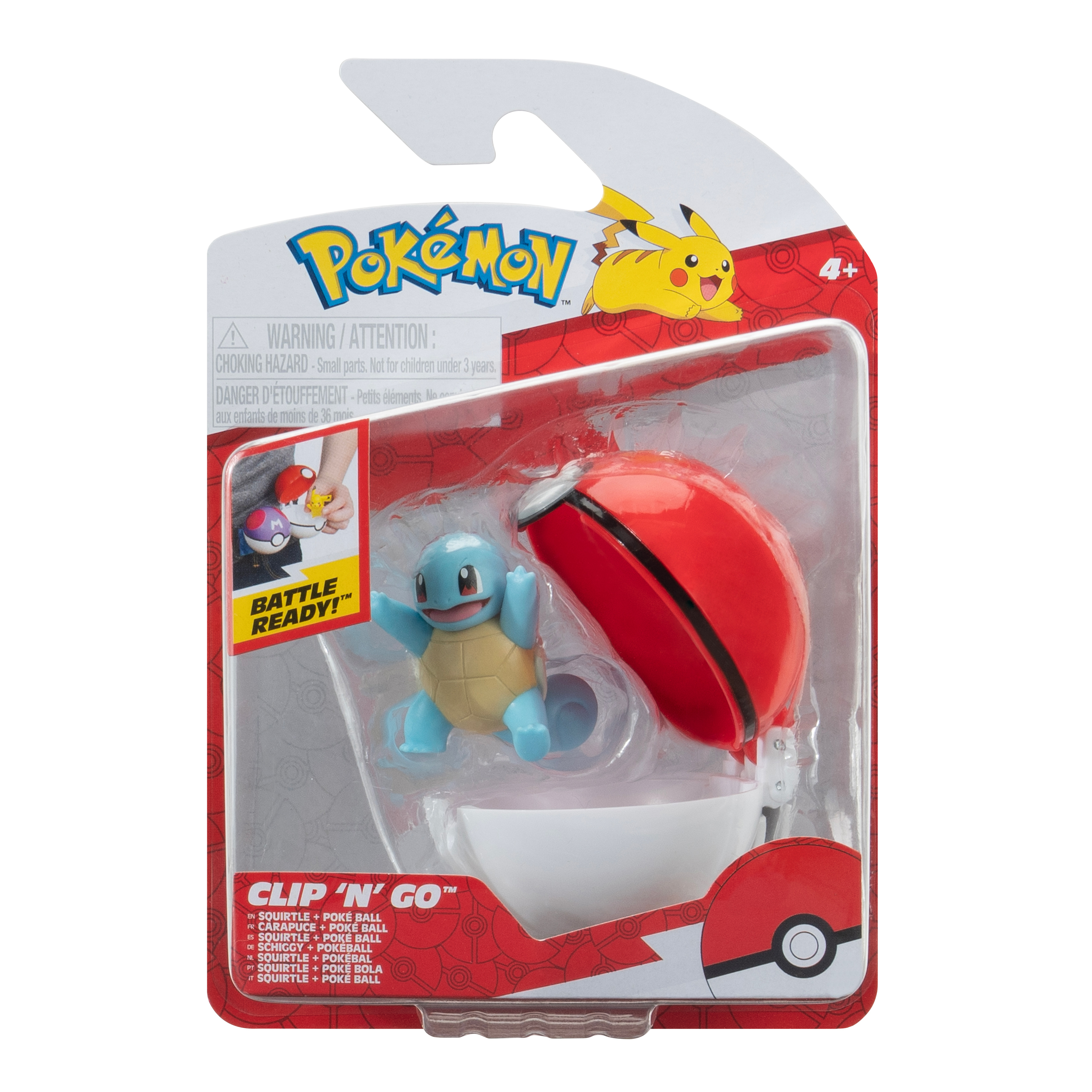 Pokémon - Clip'n Go - Schiggy & Pokéball