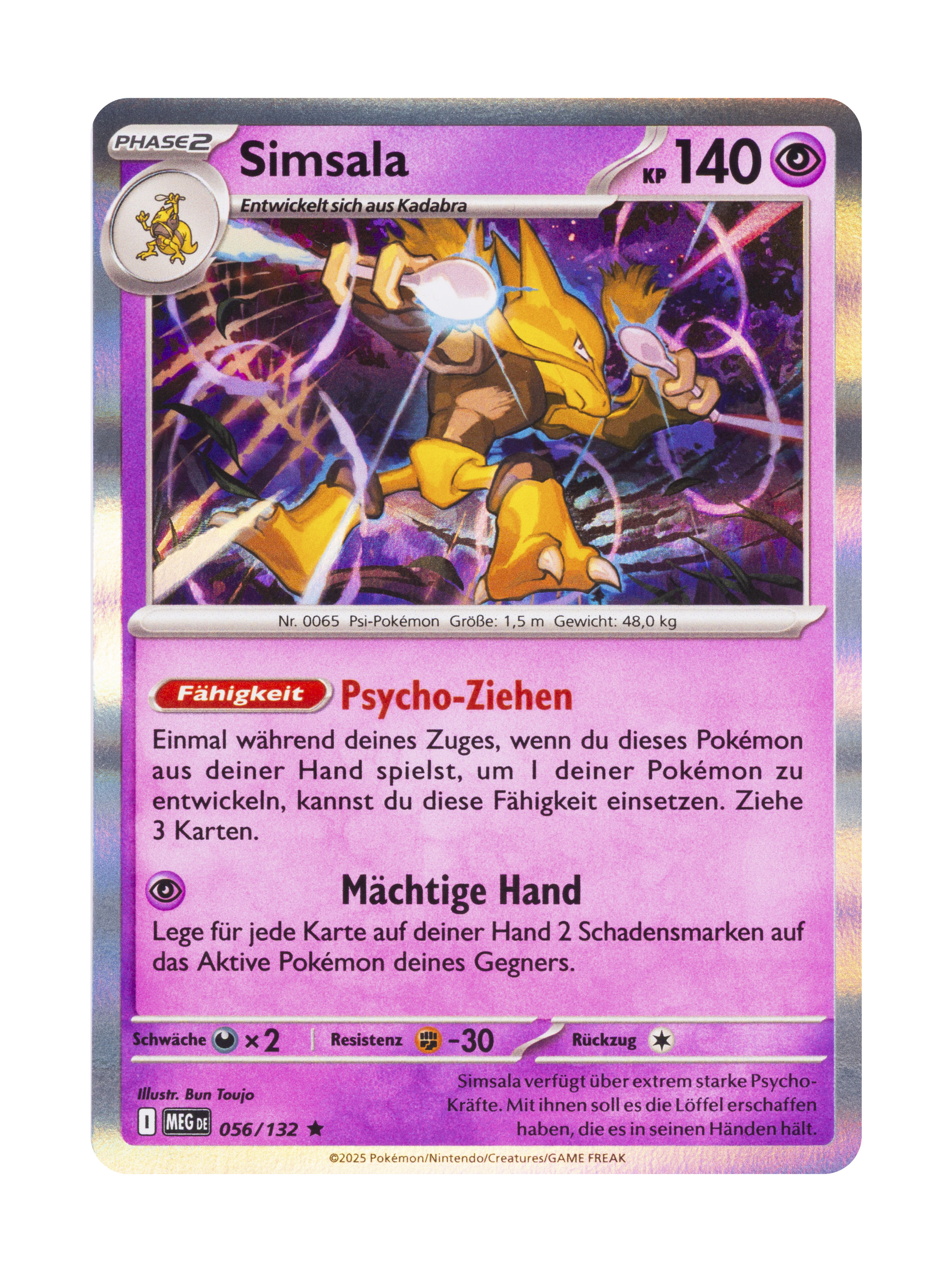 Pokémon Holo Karte