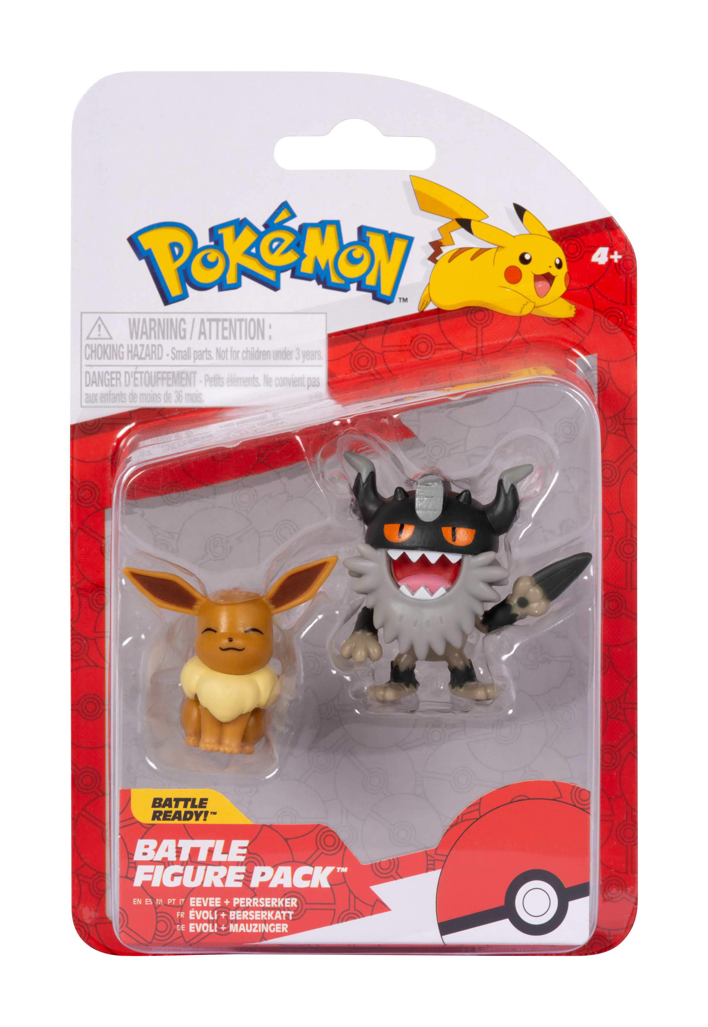 Pokémon - Battle Figur 2er Pack - Mauzinger & Evoli