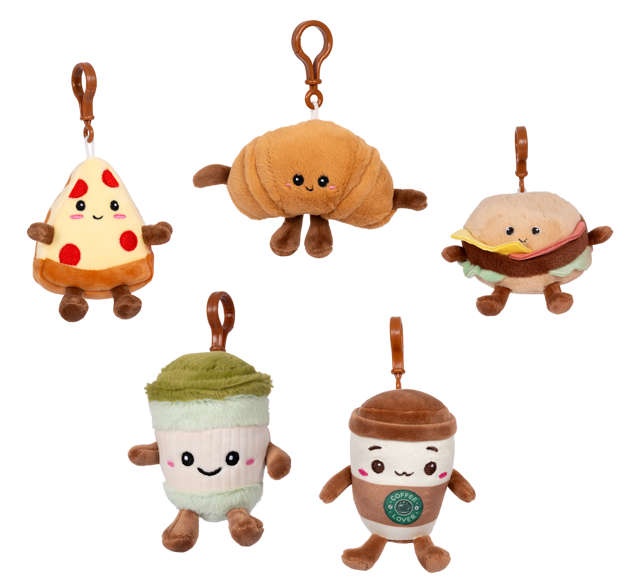 Food Schlüsselanhänger Plüsch