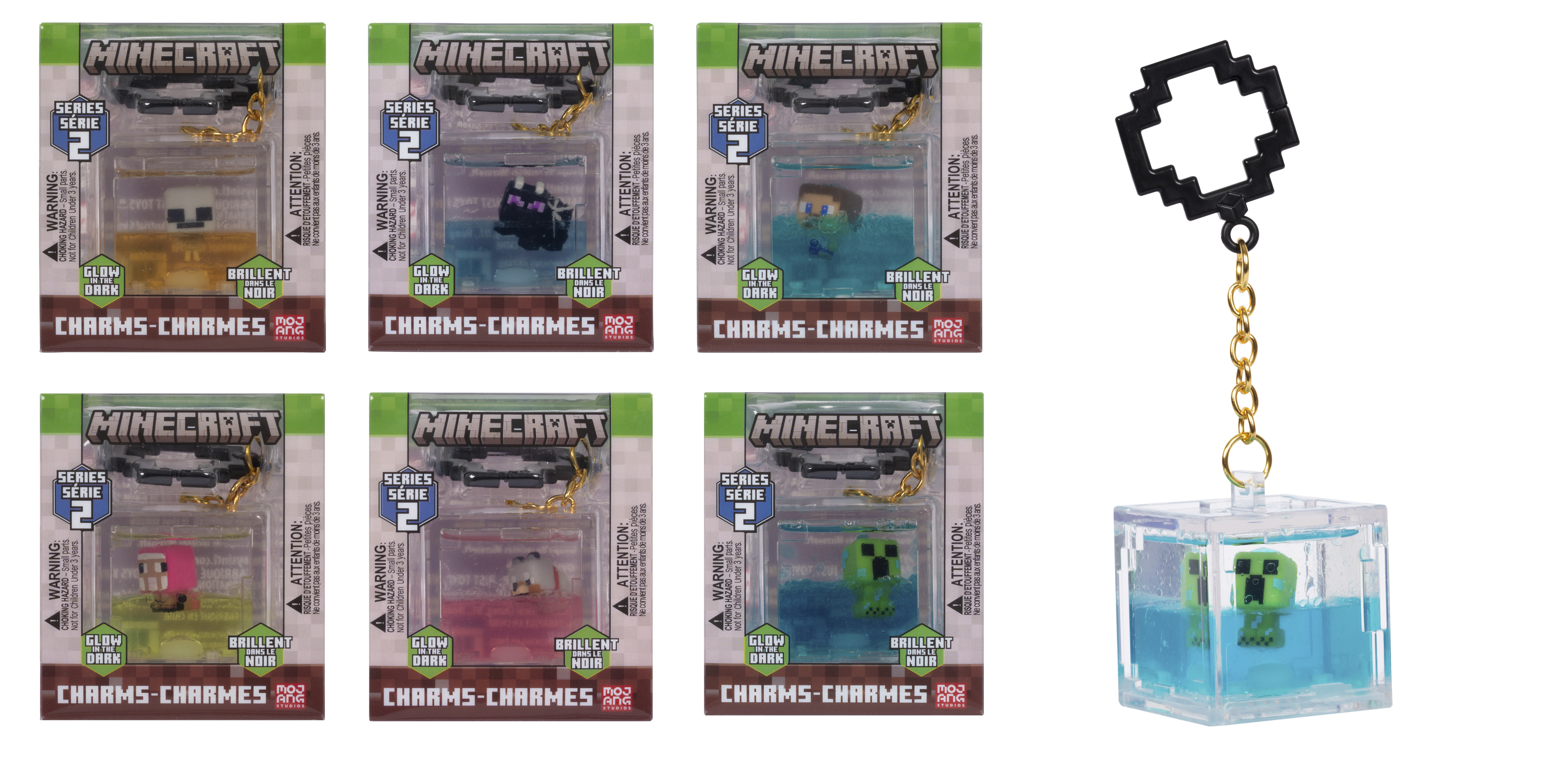 Minecraft - Charms Schlüsselanhänger Serie 2