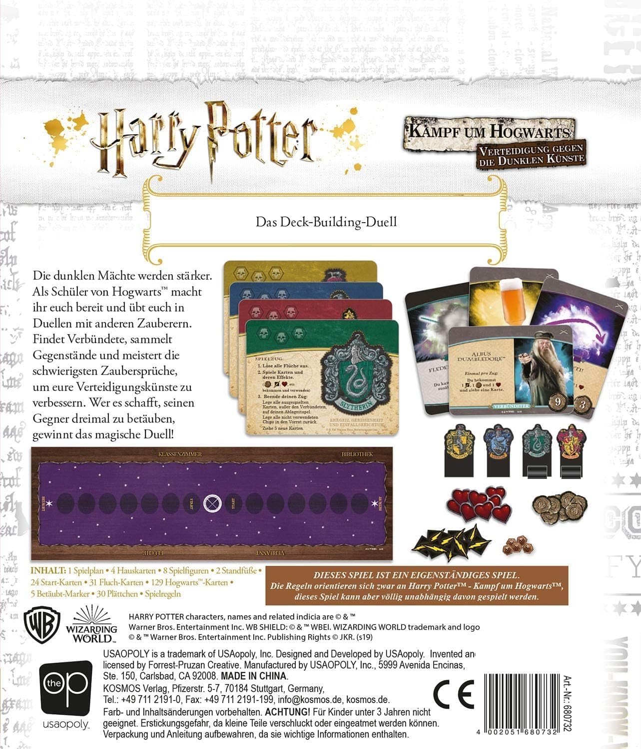 Harry Potter - Kampf um Hogwarts - Verteidigung gegen die Dunklen Künste - Brettspiel Harry Potter - Kampf um Hogwarts - Verteidigung gegen die Dunklen Künste - Brettspiel