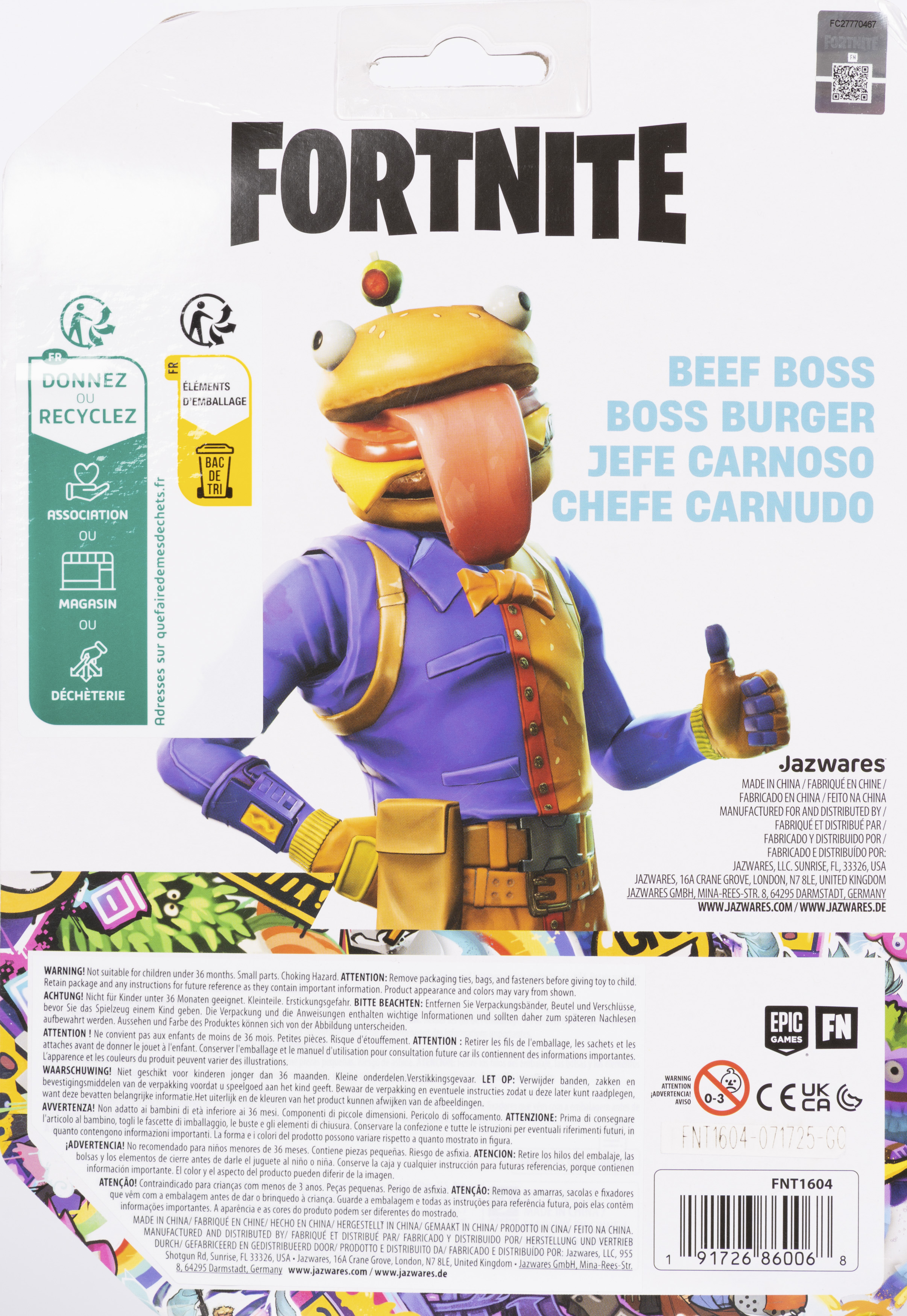 Fortnite - Figur Beef Boss 15 cm