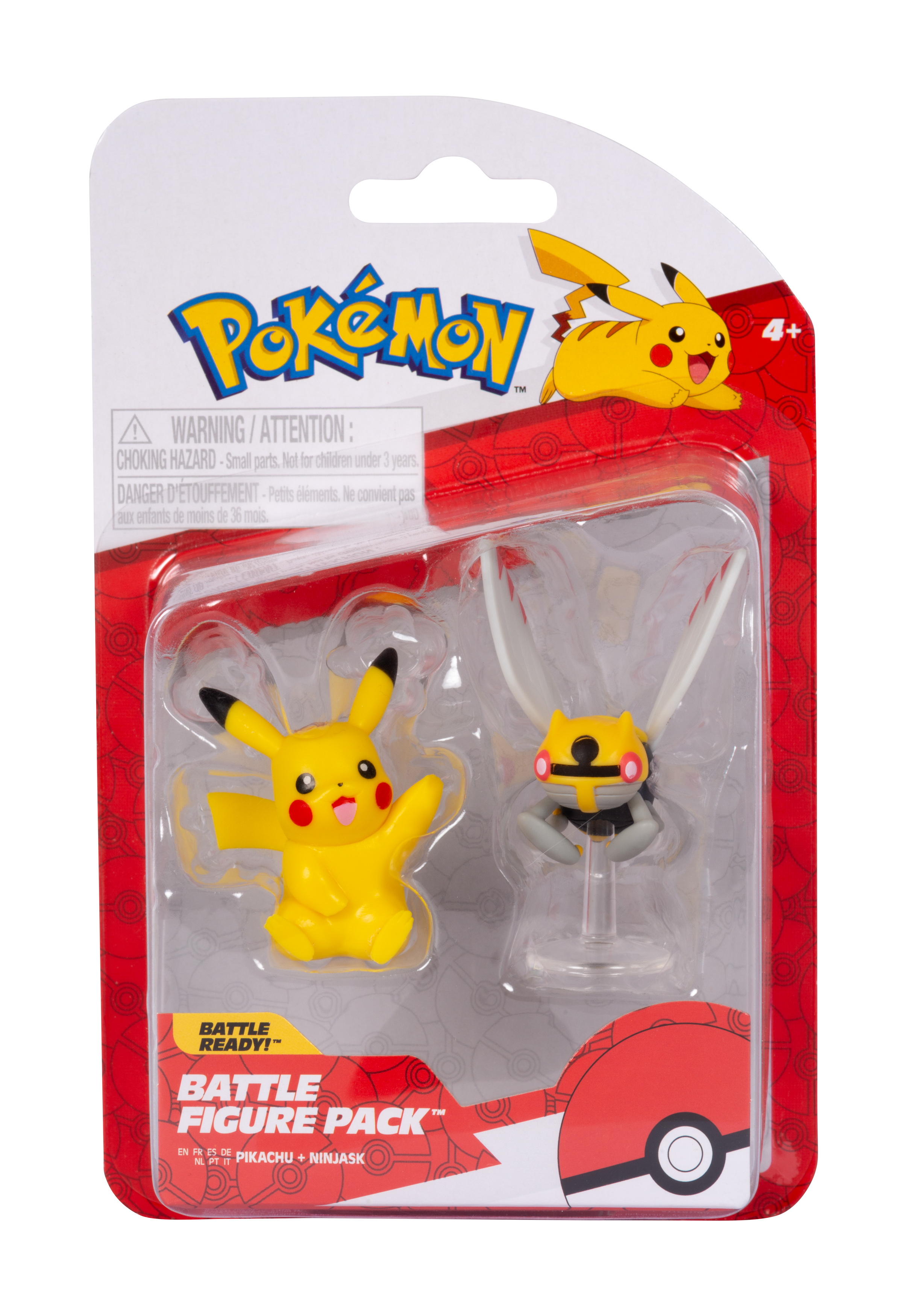 Pokémon - Battle Figur 2er Pack - Ninjask & Pikachu