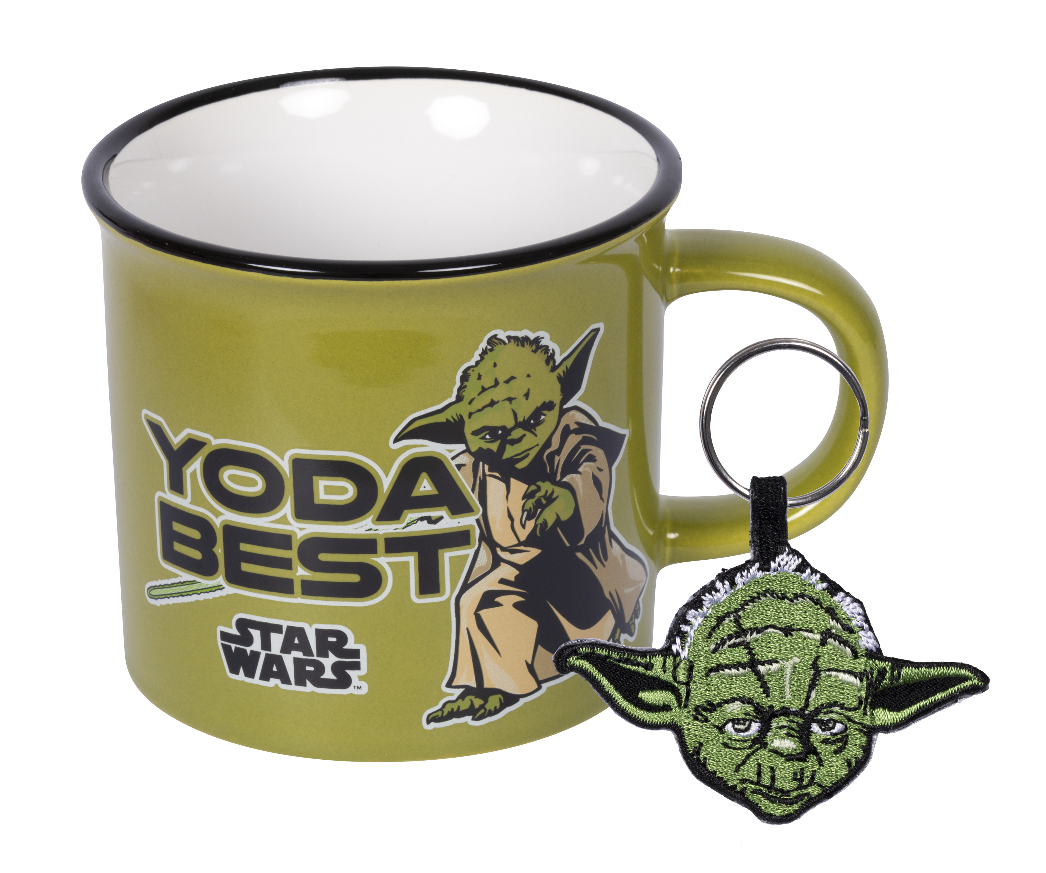 Campingtasse Set (Tasse + Schlüsselanhänger) - Yoda