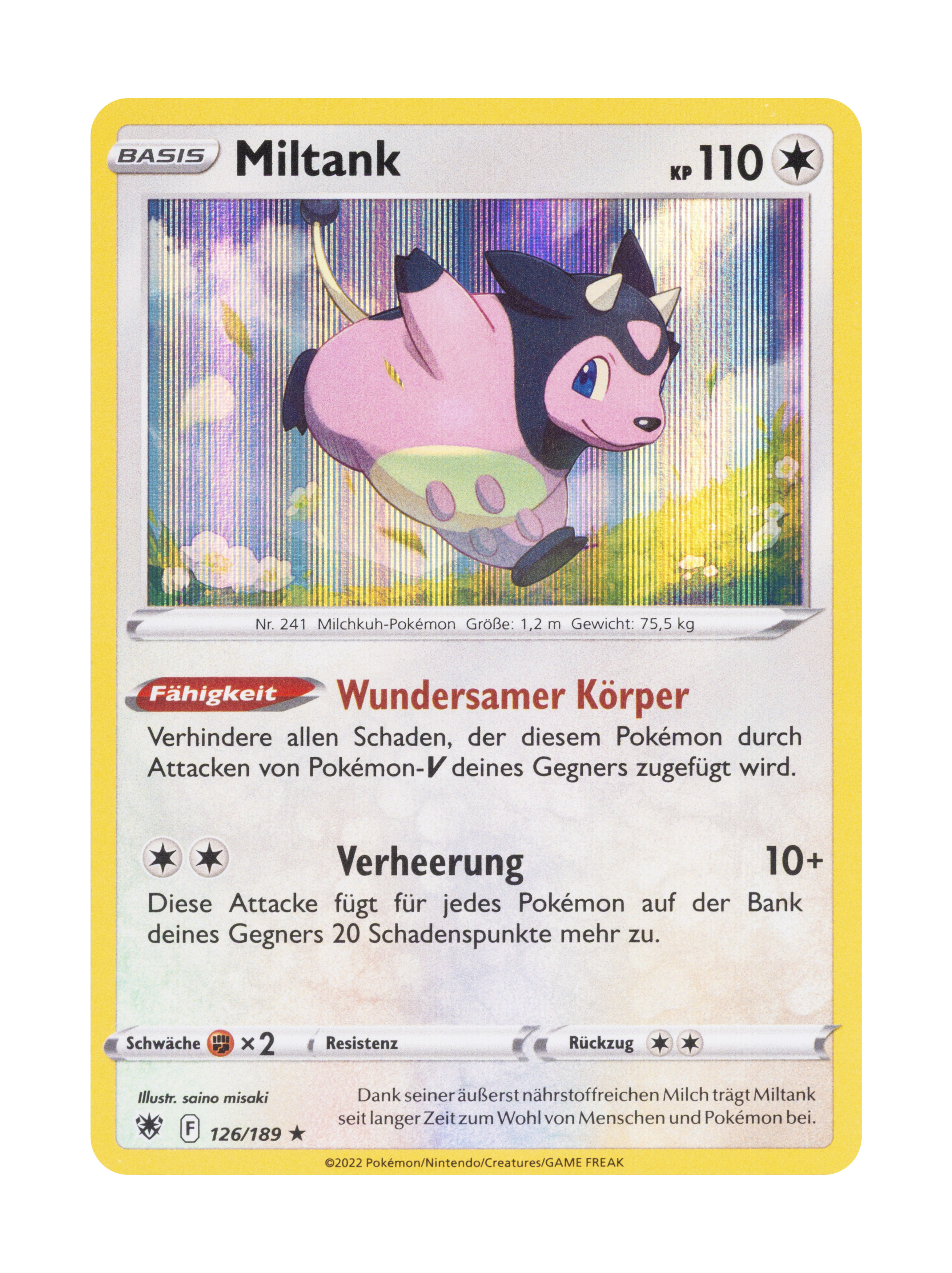 Pokémon Holo Karte