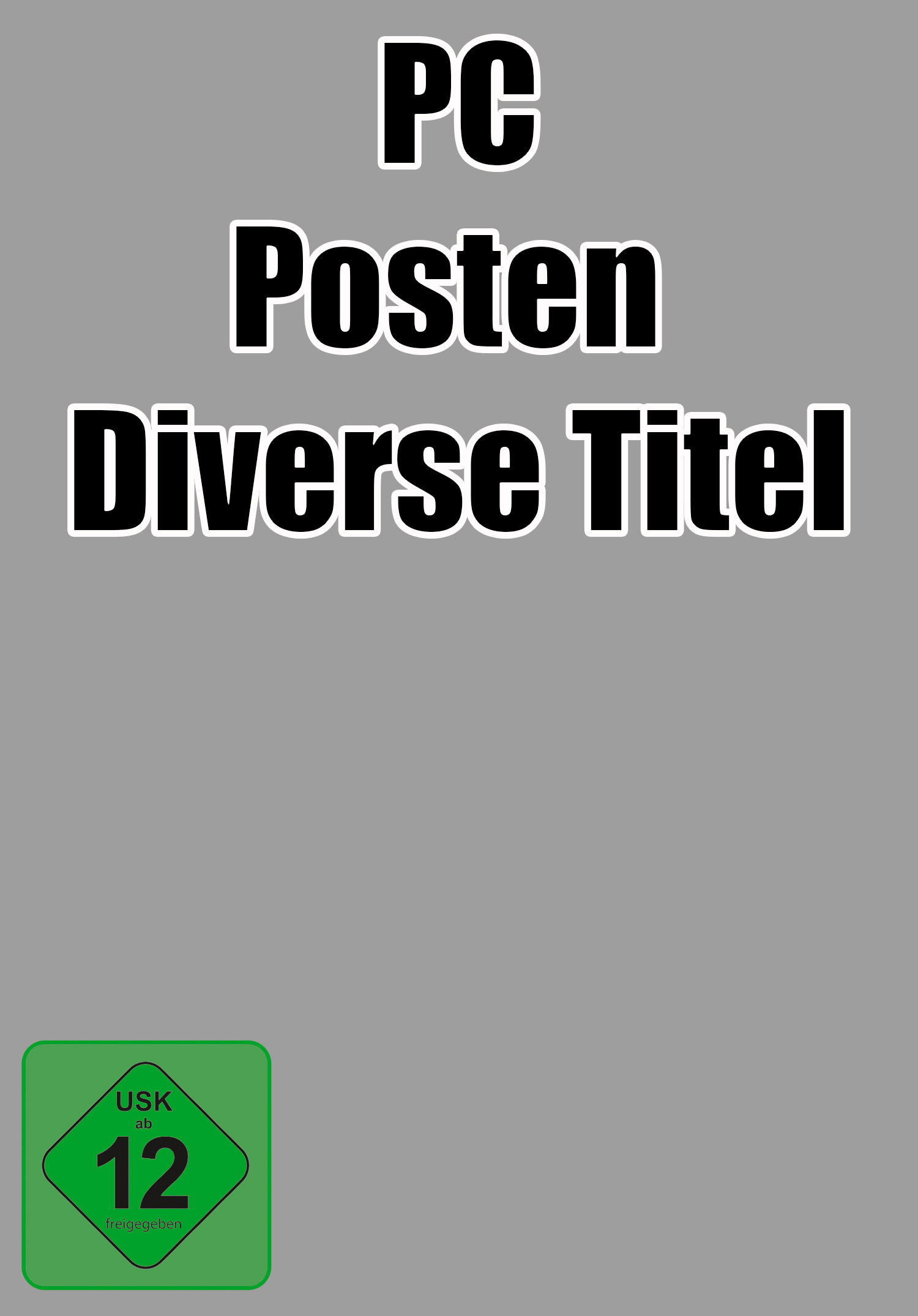 Posten PC DVD - USK 12 Posten PC DVD - USK 12