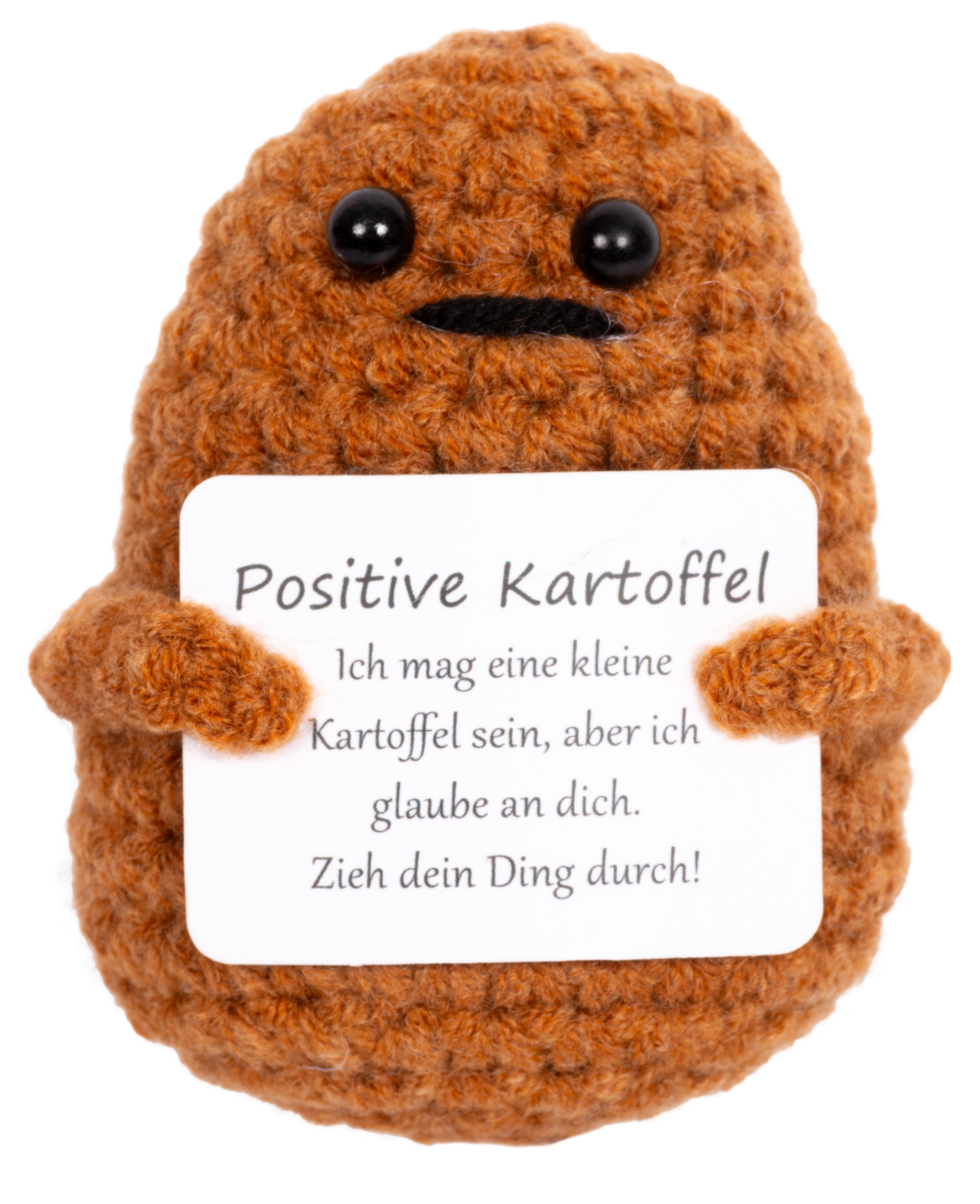 Positive Potato - gehäkelte Figur