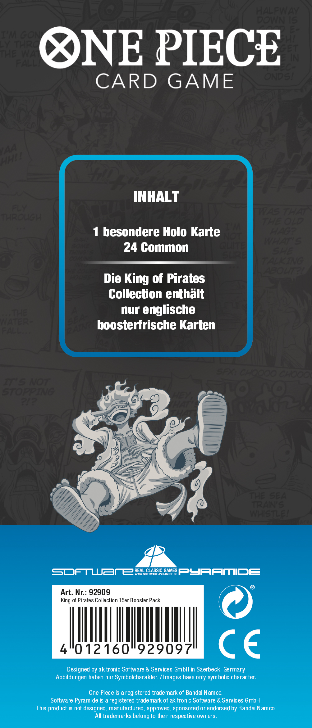 One Piece Collection Volume 1 - 25er Booster Pack (englische Karten)