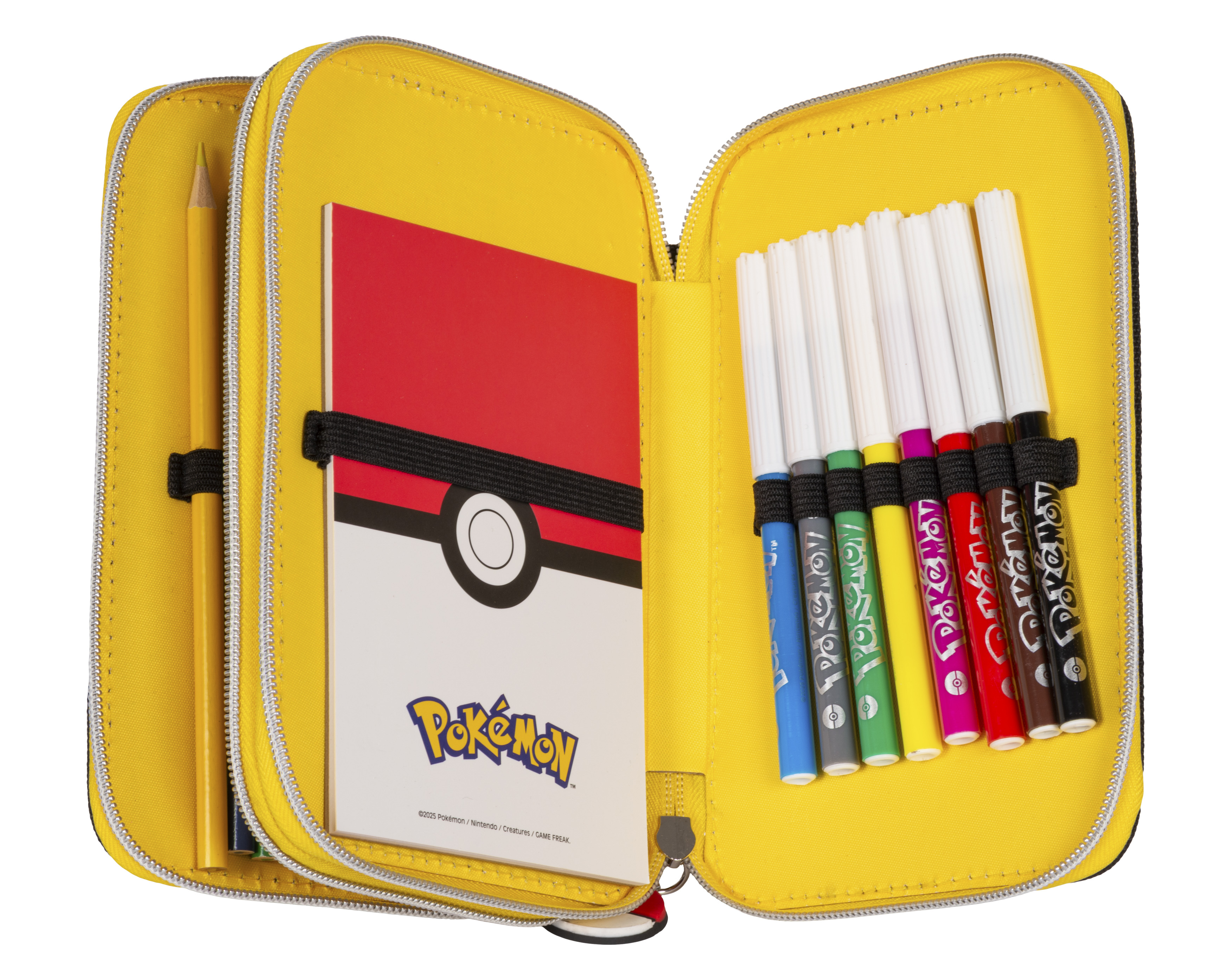Pokémon - Federmäppchen befüllt