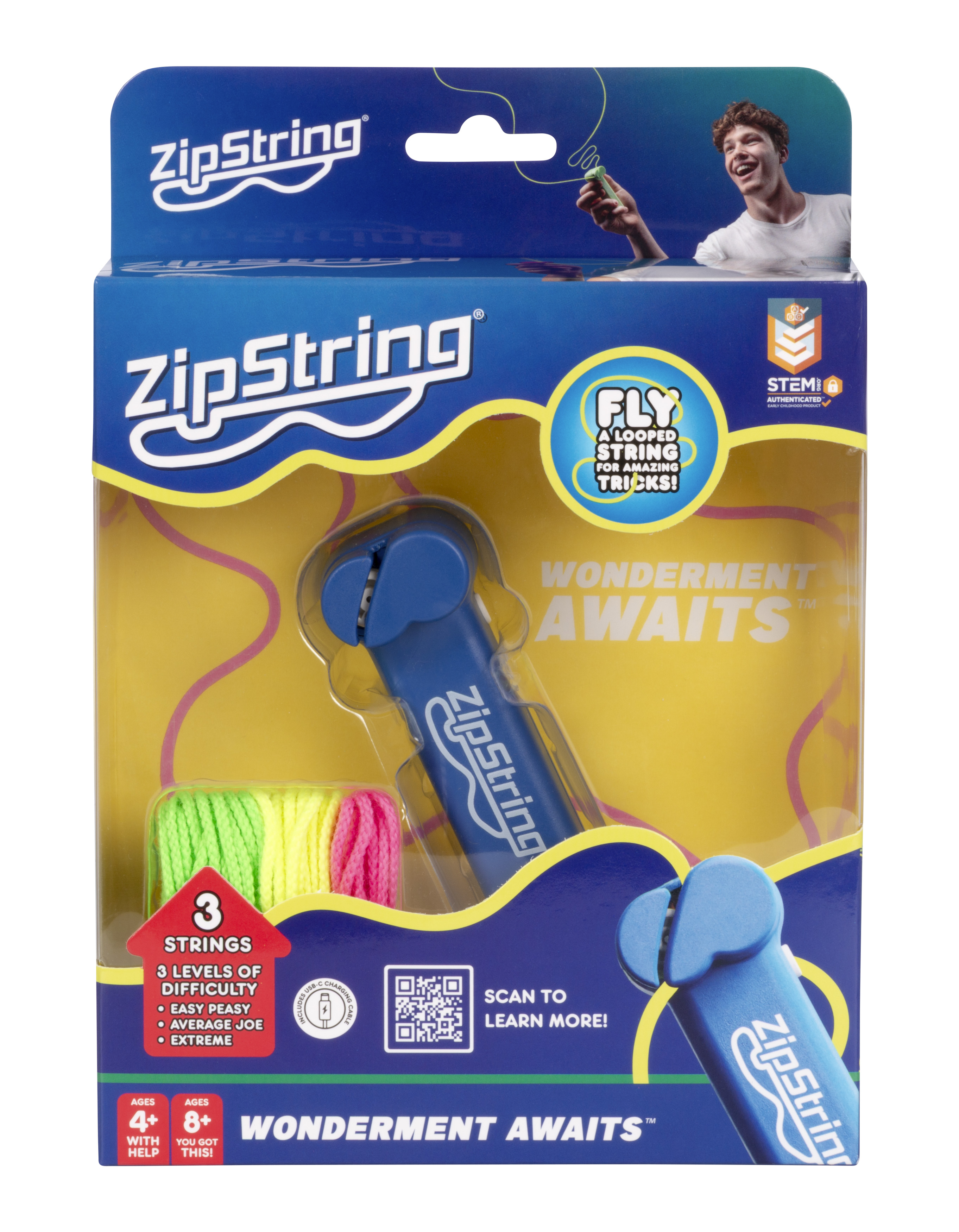 ZipString - blau