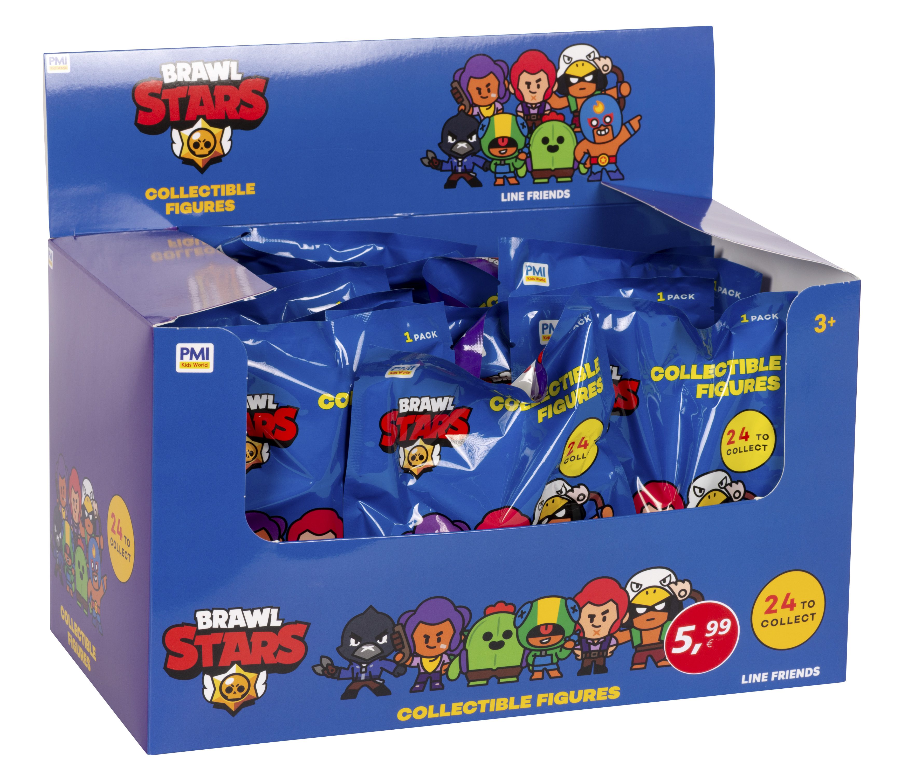 P.M.I. Figurines de collection Brawl Stars Mystery | 8 jouets sur 24 en 1 boîte surprise | Comprend une figurine argentée et 2 figurines rares cachées | Mini jouets sous licence officielle P.M.I. Figurines de collection Brawl Stars Mystery | 8 jouets sur 24 en 1 boîte surprise | Comprend une figurine argentée et 2 figurines rares cachées | Mini jouets sous licence officielle