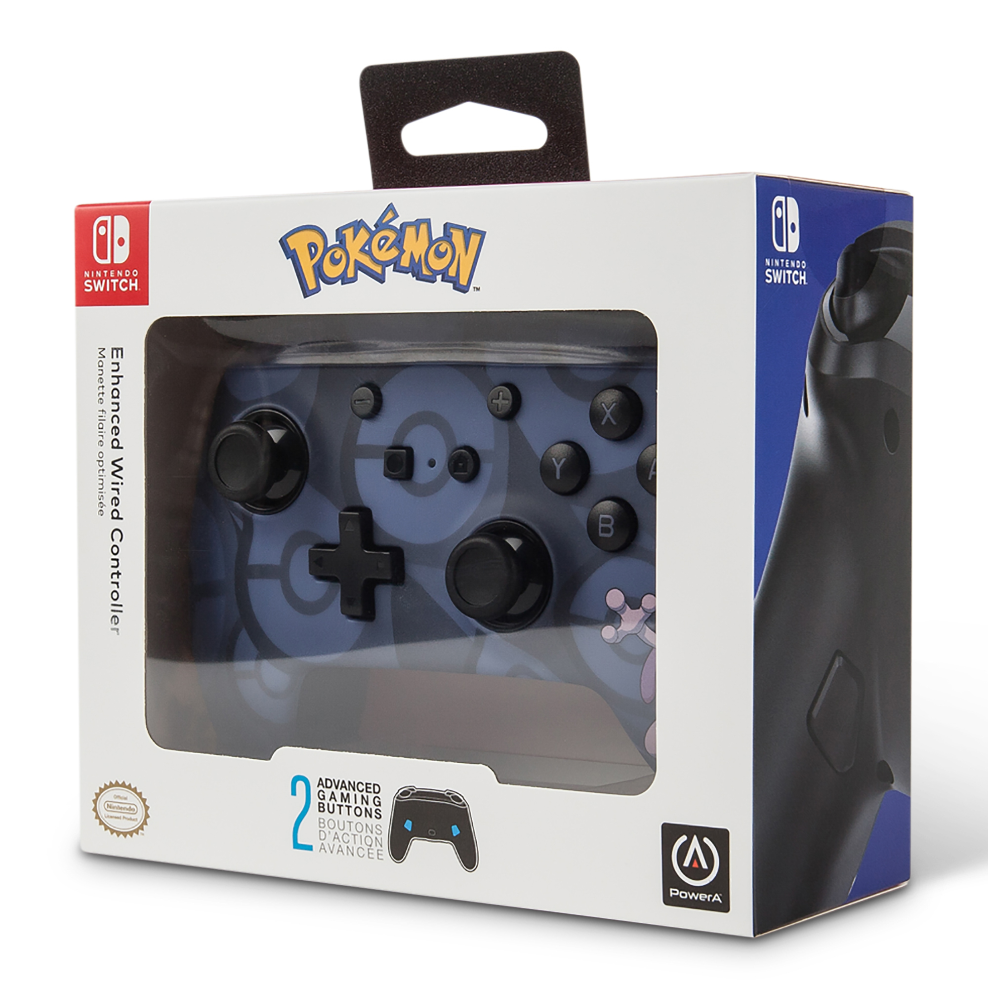 Nintendo Switch Pokémon Mewto Controller kabelgebunden