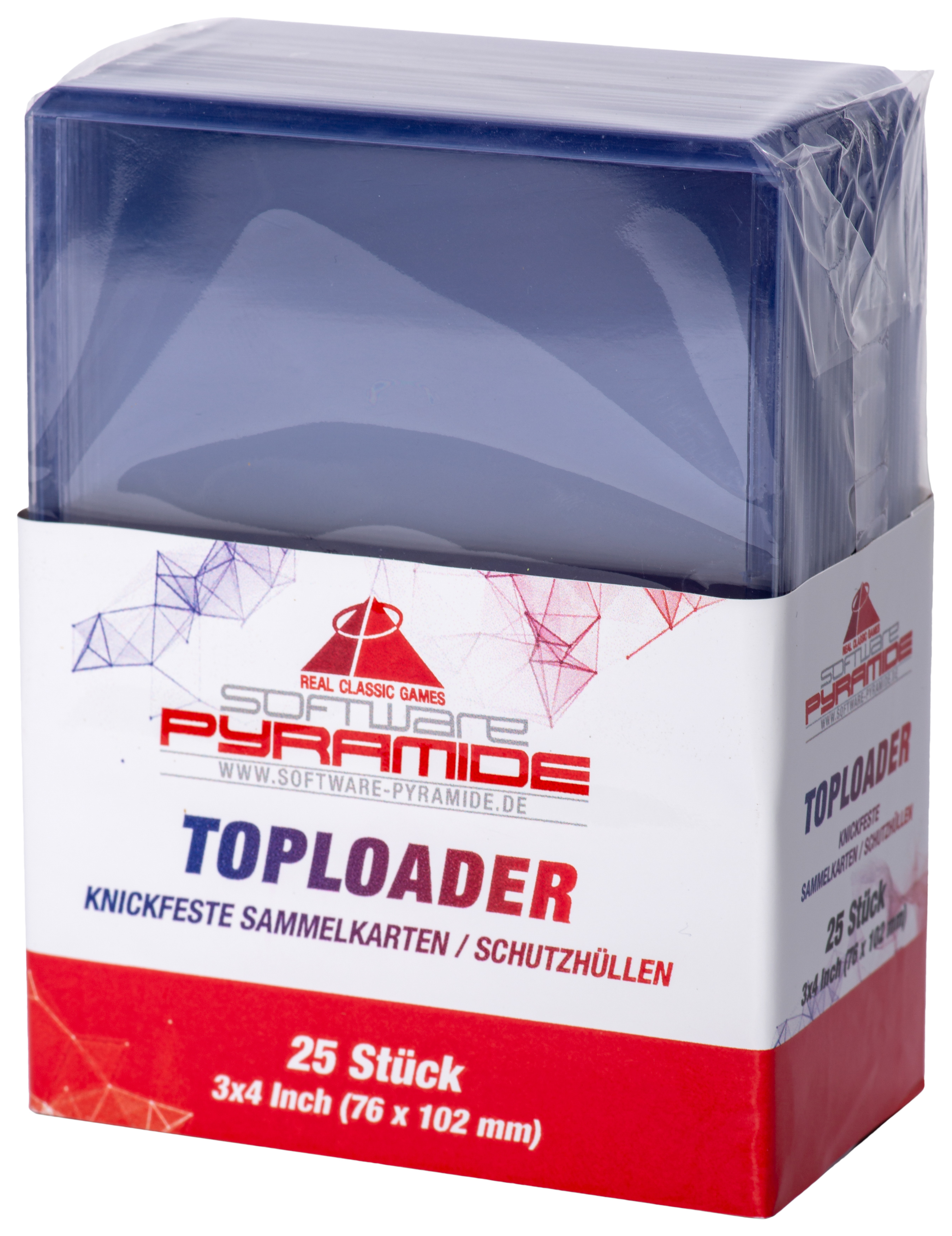 Knickfeste Sammelkarten / Schutzhüllen - 25er Toploader Clear Pack Knickfeste Sammelkarten / Schutzhüllen - 25er Toploader Clear Pack