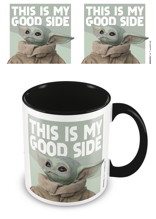 Tasse koloriert - Star Wars - Baby Yoda (Good Side)