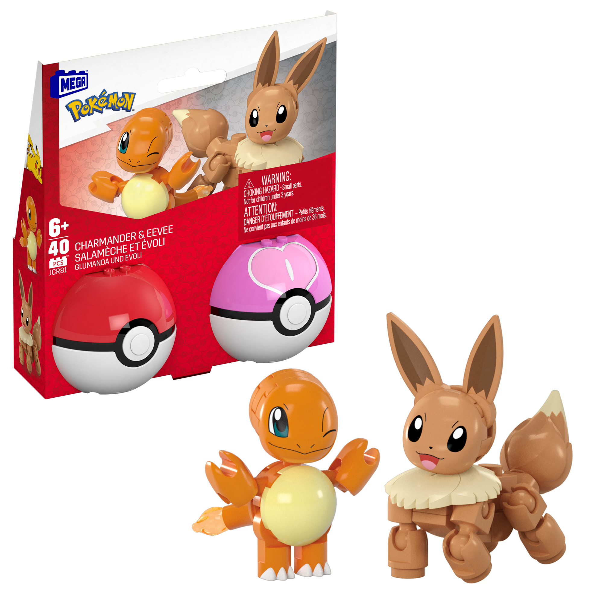 MEGA Pokémon - Pokéball Collection - Evoli und Glumanda MEGA Pokémon - Pokéball Collection - Evoli und Glumanda