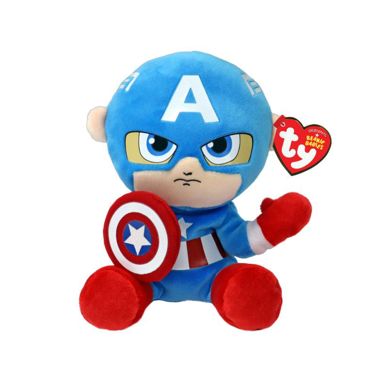 Ty Beanie Babies - Marvel - Captain America 15 cm