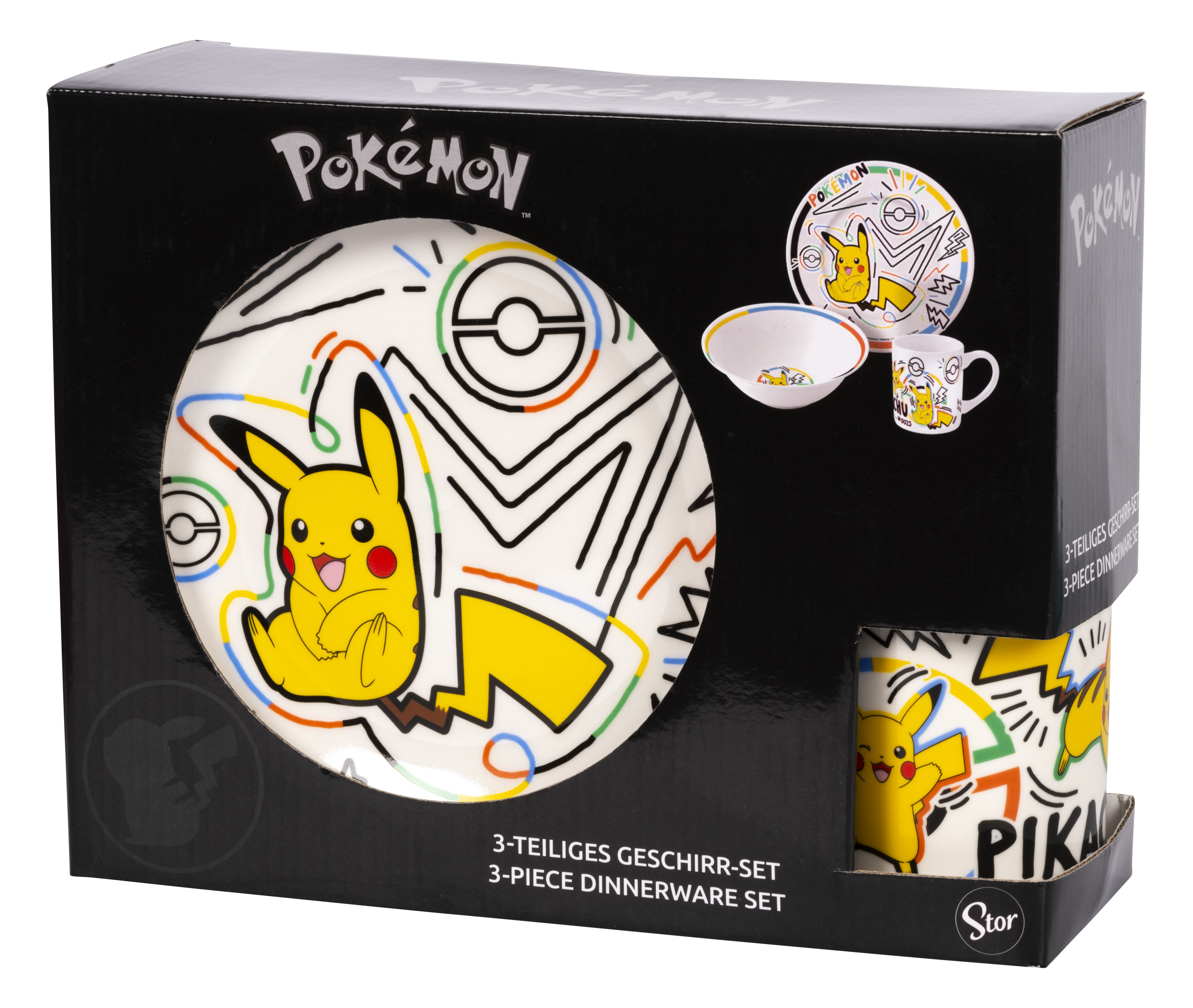 Pokémon - Rainbow Pikachu Frühstücksset Pokémon - Rainbow Pikachu Frühstücksset
