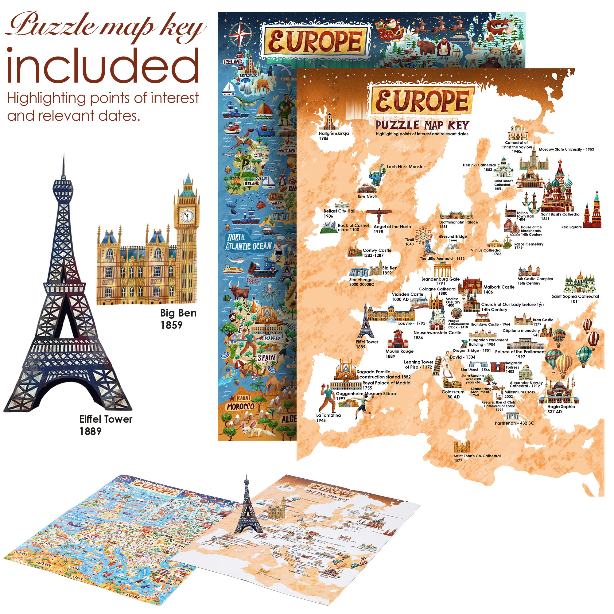 Puzzle - Map of Europe