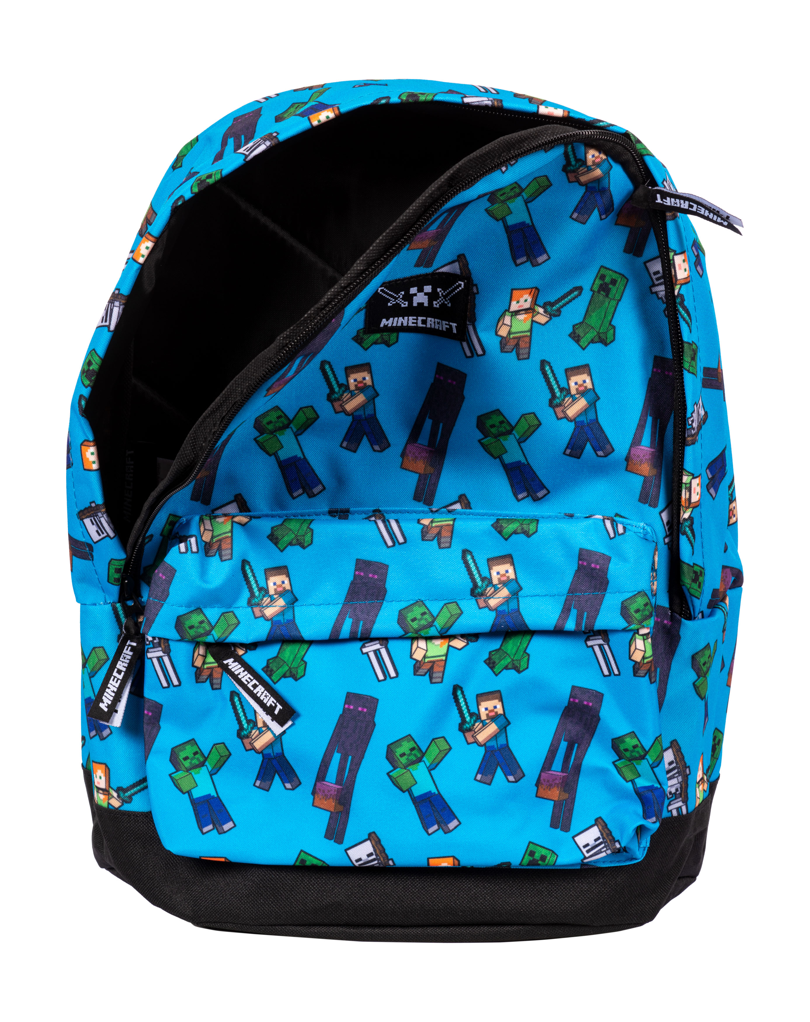 Minecraft - Rucksack - schwarz/blau